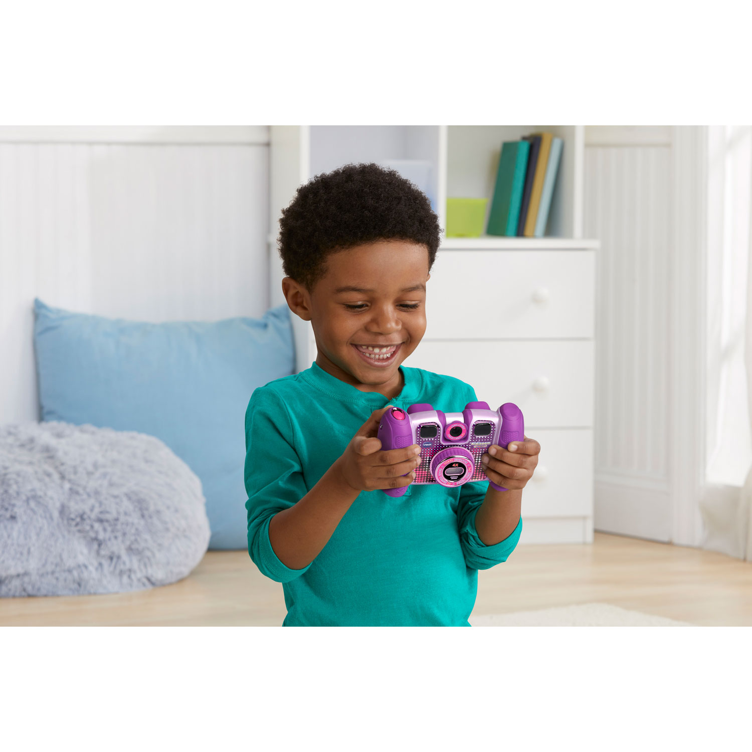 Appareil photo numérique de 2 Mpx avec zoom optique 4x Kidizoom Twist de VTech - Rose