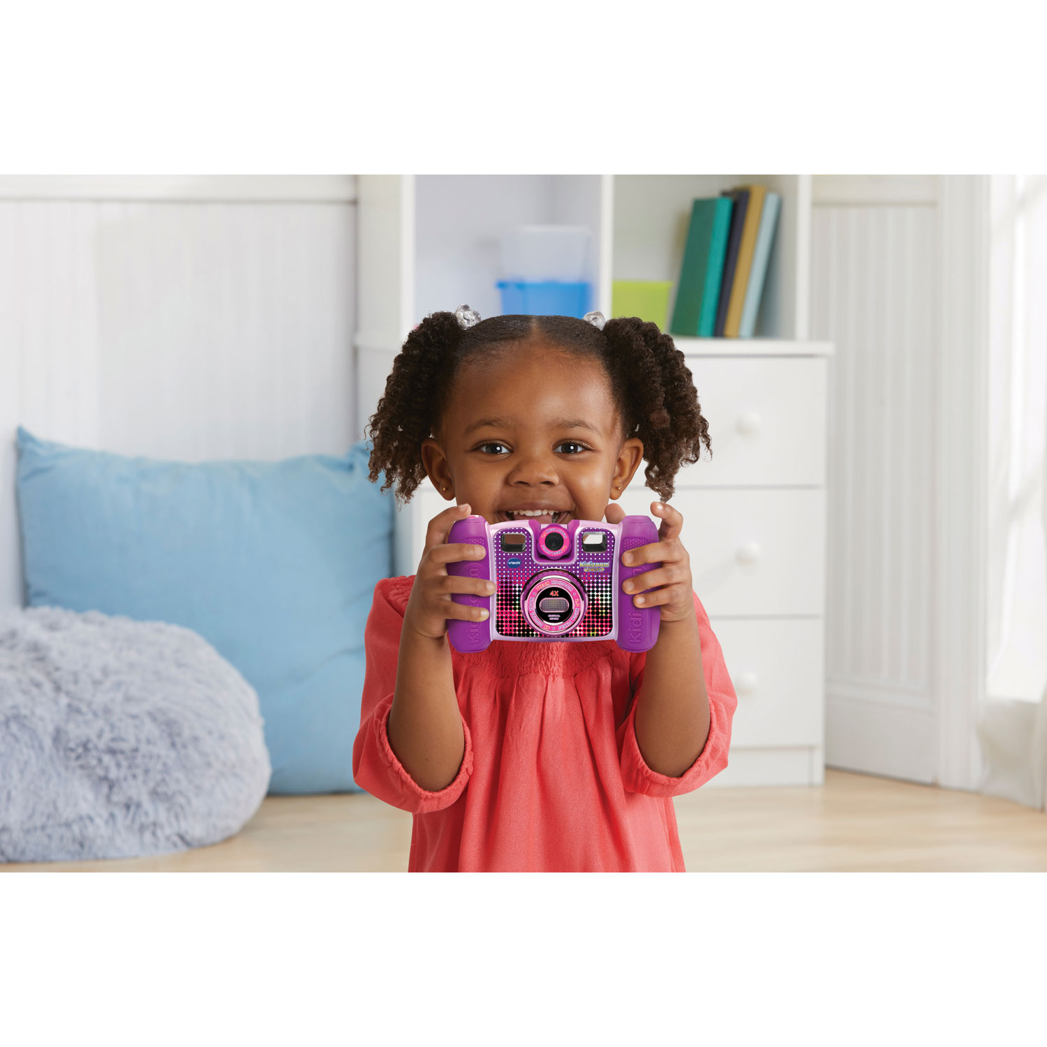 Appareil photo numérique de 2 Mpx avec zoom optique 4x Kidizoom Twist de VTech - Rose