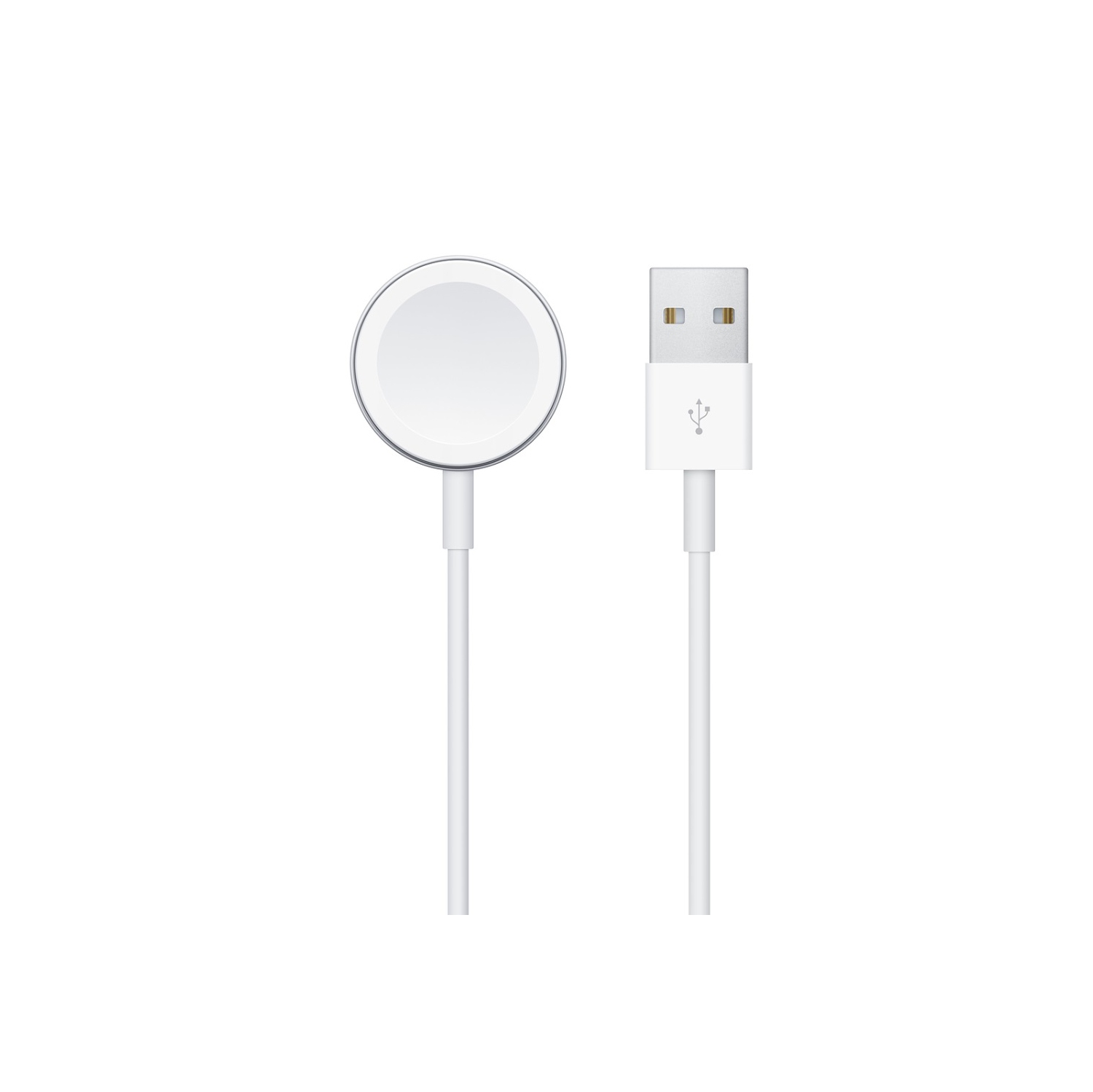 StrapsCo Port de Chargement Magnétique de Remplacement pour Câble USB pour Apple Watch Séries 1/2/3/4 - Blanc