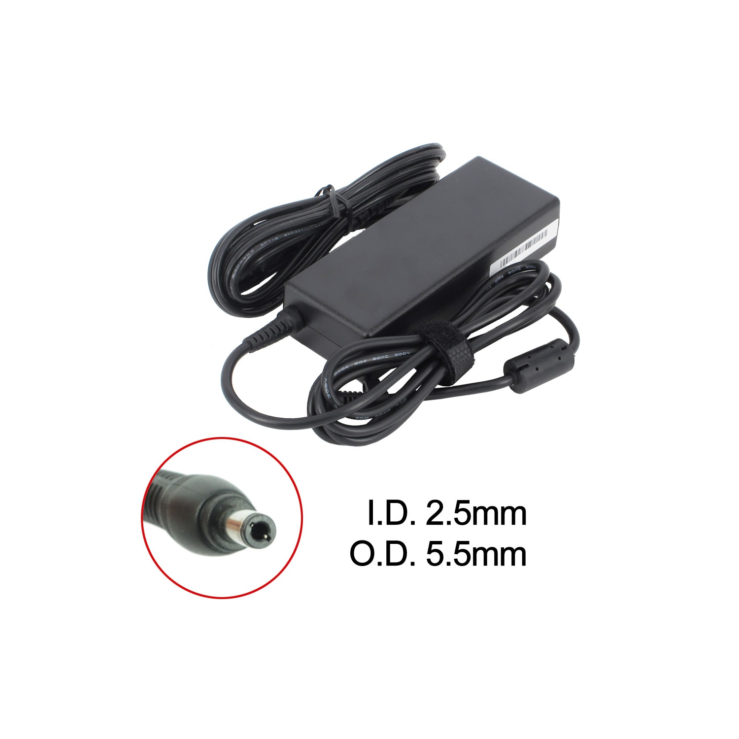 New Laptop AC Adapter for Acer Ferrari 4000, 0220A1990, 1528569, 90-N00PW5200T, ADP-65 HB BBCF, AZ121508, PA-1900-66