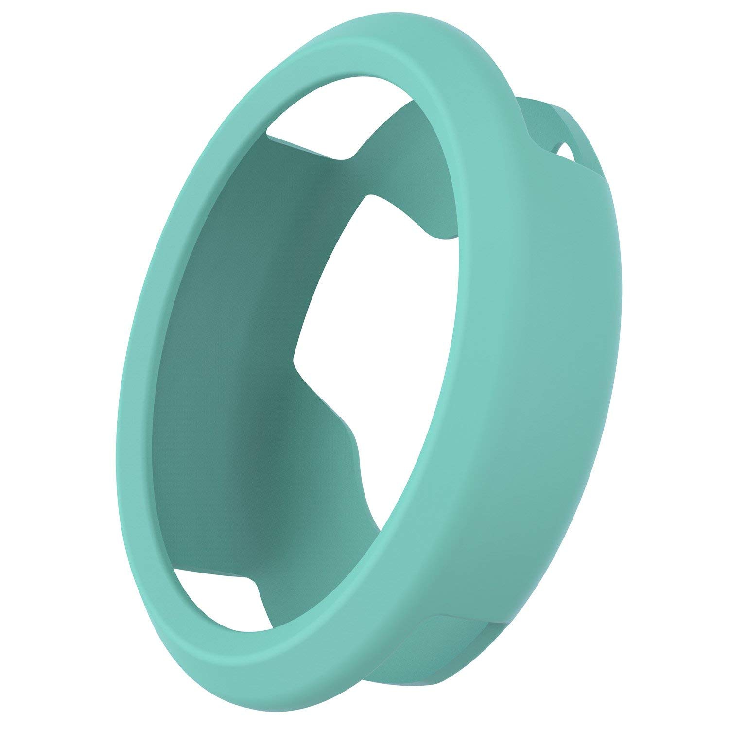 StrapsCo Silicone Rubber Protective Case Cover for Garmin Vivomove HR - Turquoise