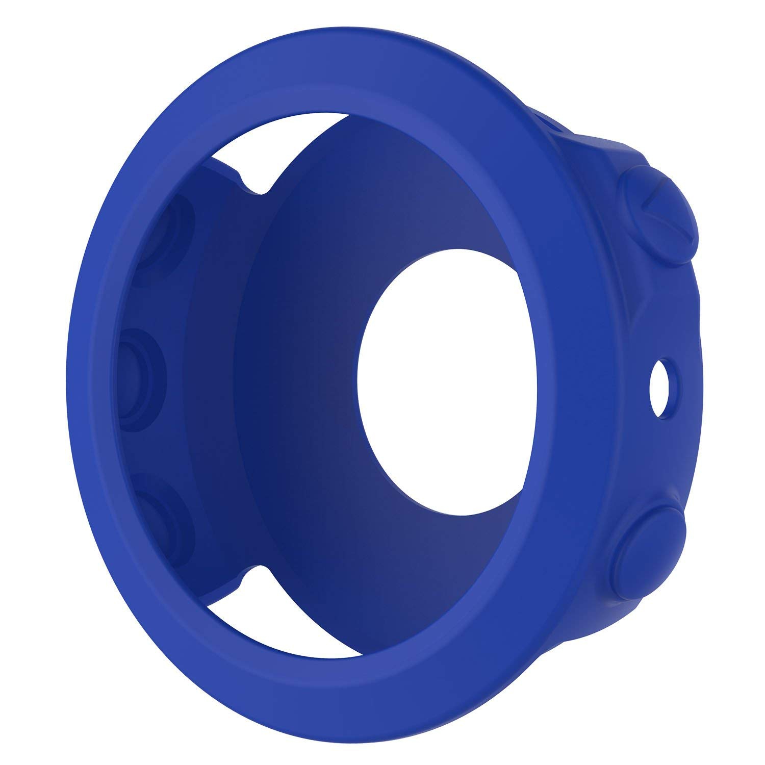 StrapsCo Étui Protecteur en Caoutchouc de Silicone pour Garmin Fenix 5 - Bleu