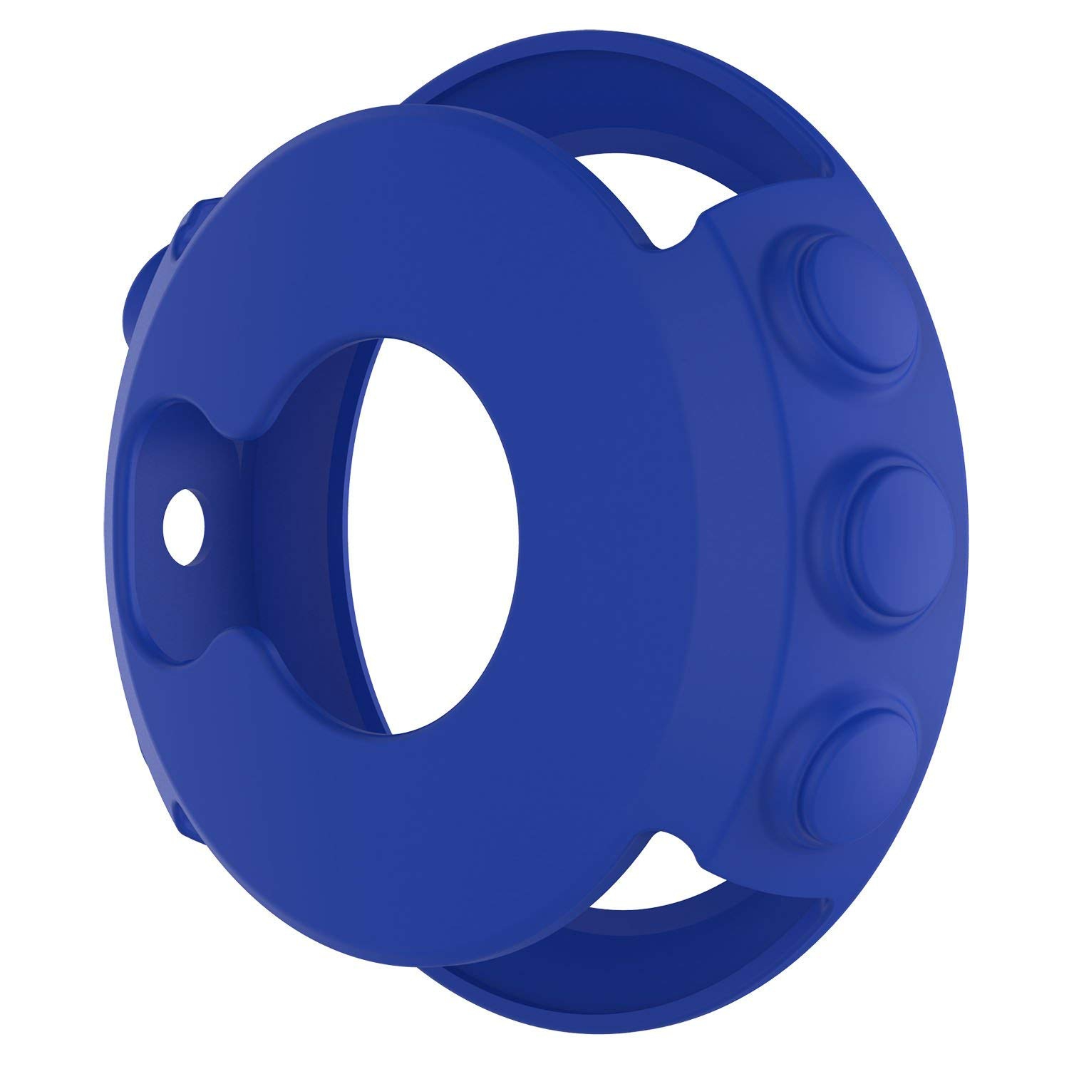 StrapsCo Étui Protecteur en Caoutchouc de Silicone pour Garmin Fenix 5 - Bleu