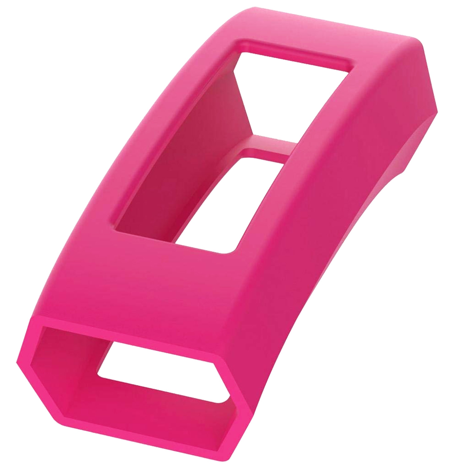 StrapsCo Silicone Rubber Protective Case Cover for Fitbit Alta & Alta HR - Magenta