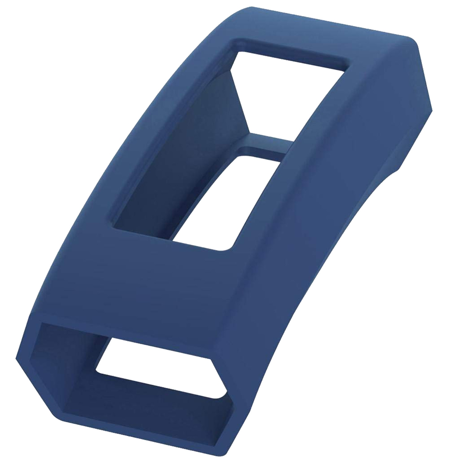 StrapsCo Silicone Rubber Protective Case Cover for Fitbit Alta & Alta HR - Blue
