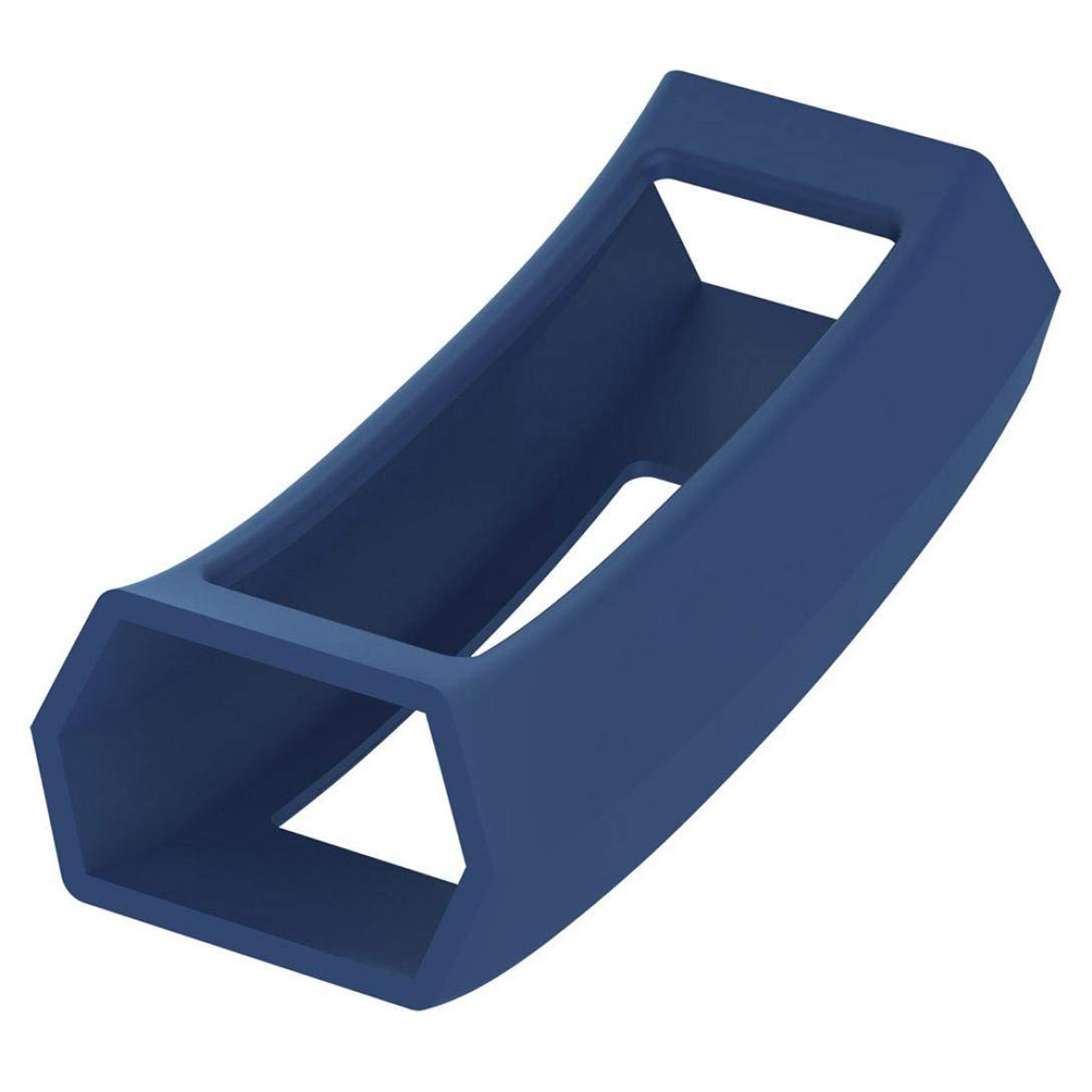 StrapsCo Silicone Rubber Protective Case Cover for Fitbit Alta & Alta HR - Blue