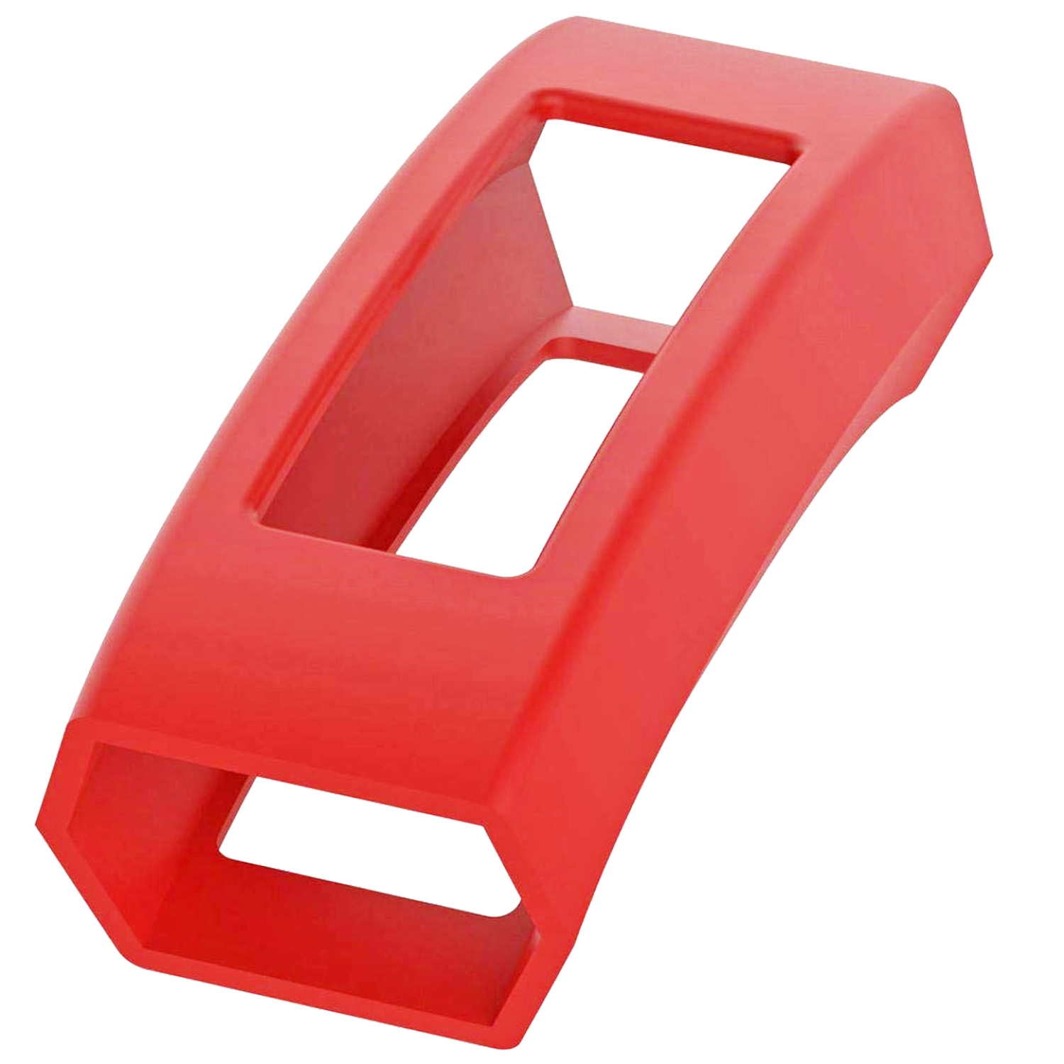 StrapsCo Silicone Rubber Protective Case Cover for Fitbit Alta & Alta HR - Red