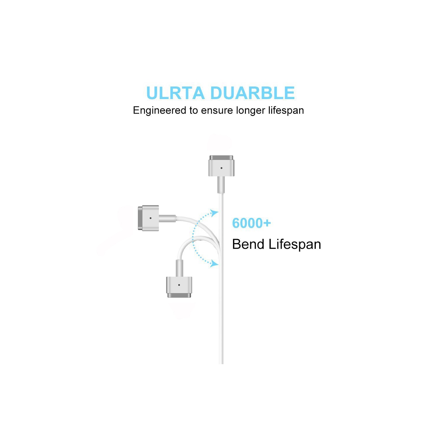 Adaptateur d’alimentation de 60 W d’axGear pour MacBook Pro avec écran Retina MF843 MF839 MagSafe 2 II d’Apple