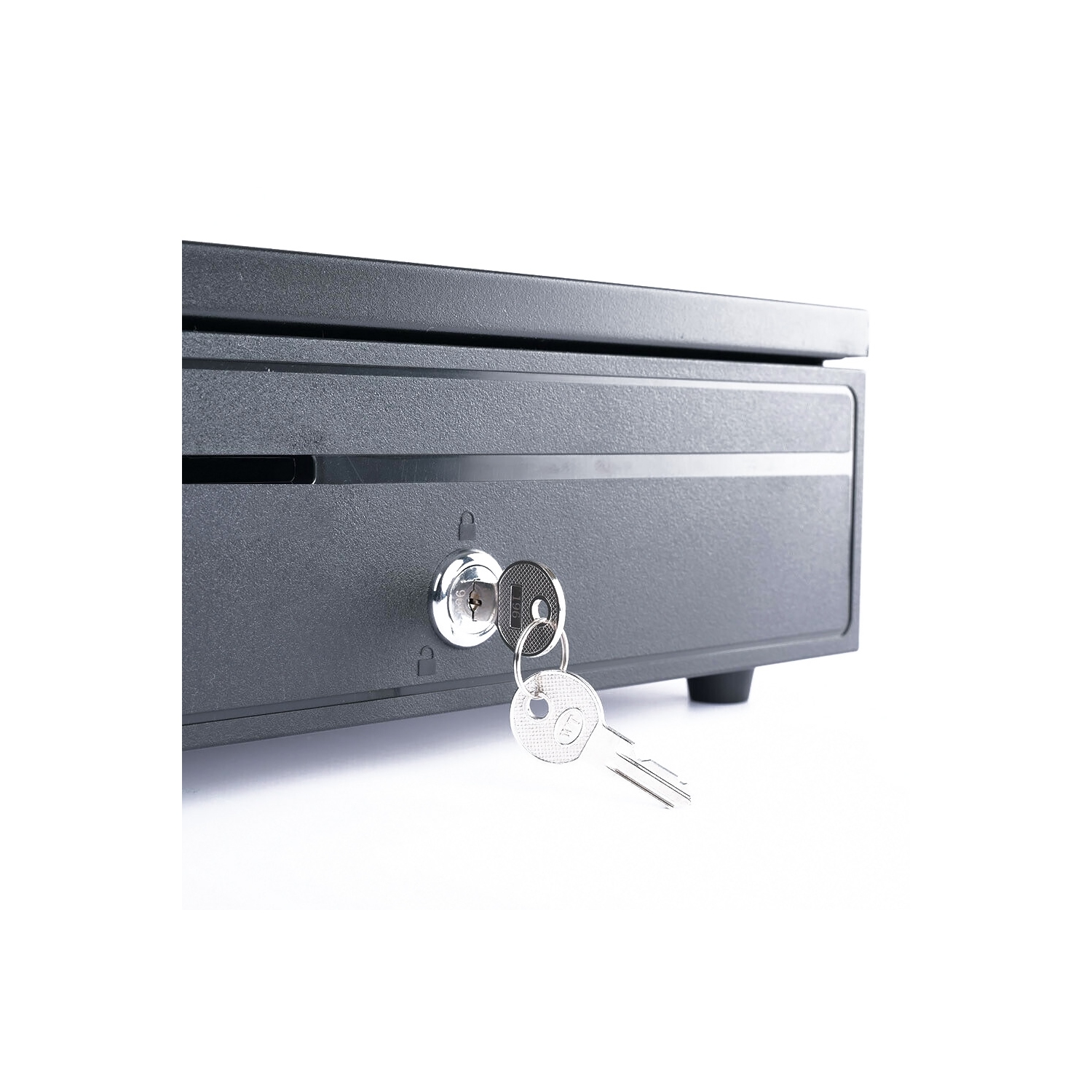 La boîte à tiroir-caisse d’axGear est compatible avec les imprimantes de PDV d’Epson avec plateau à 5 billets et à 5 pièces