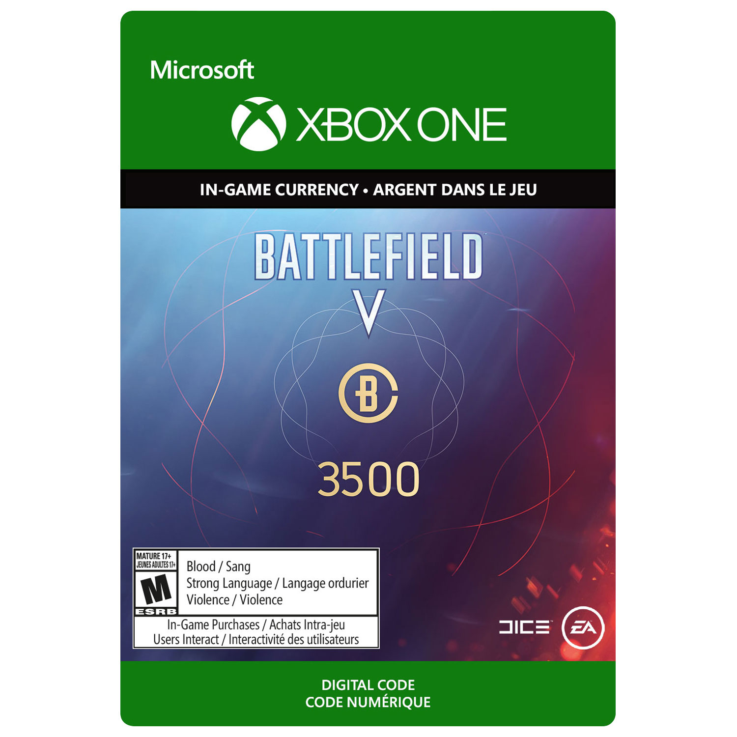 Battlefield V: 3500 Currency (Xbox One) - Digital Download