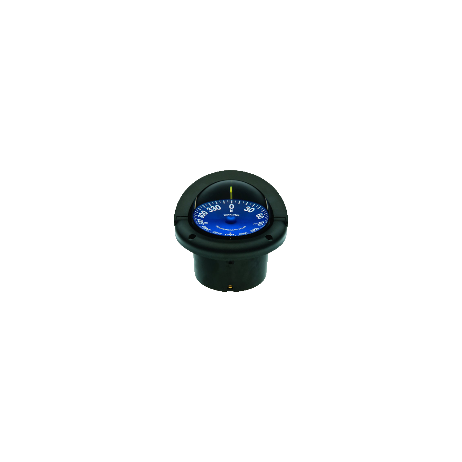 Compass, Flush Mount, 3.75" Dial, Black