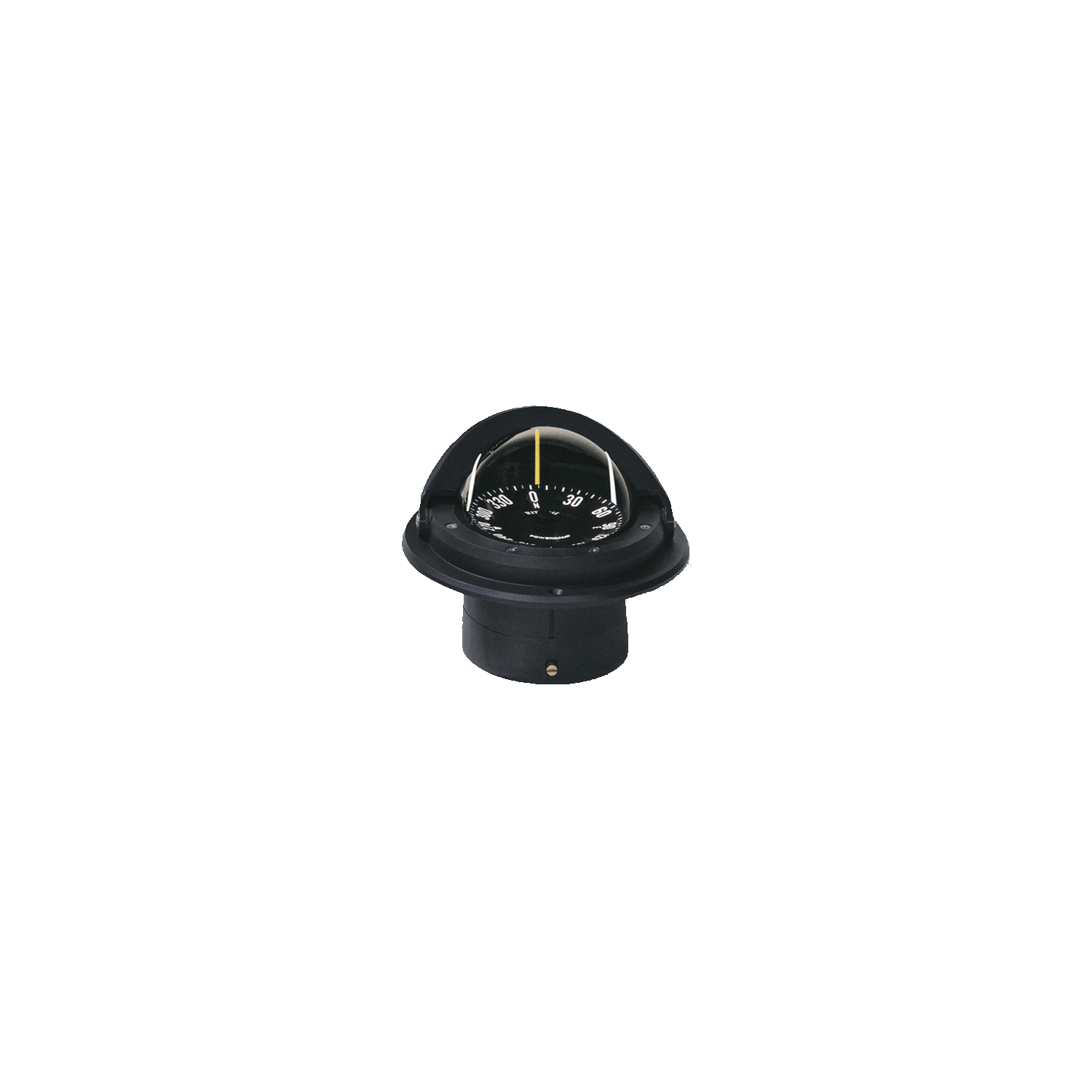 Compass, Flush Mount, 3" Dial, Black