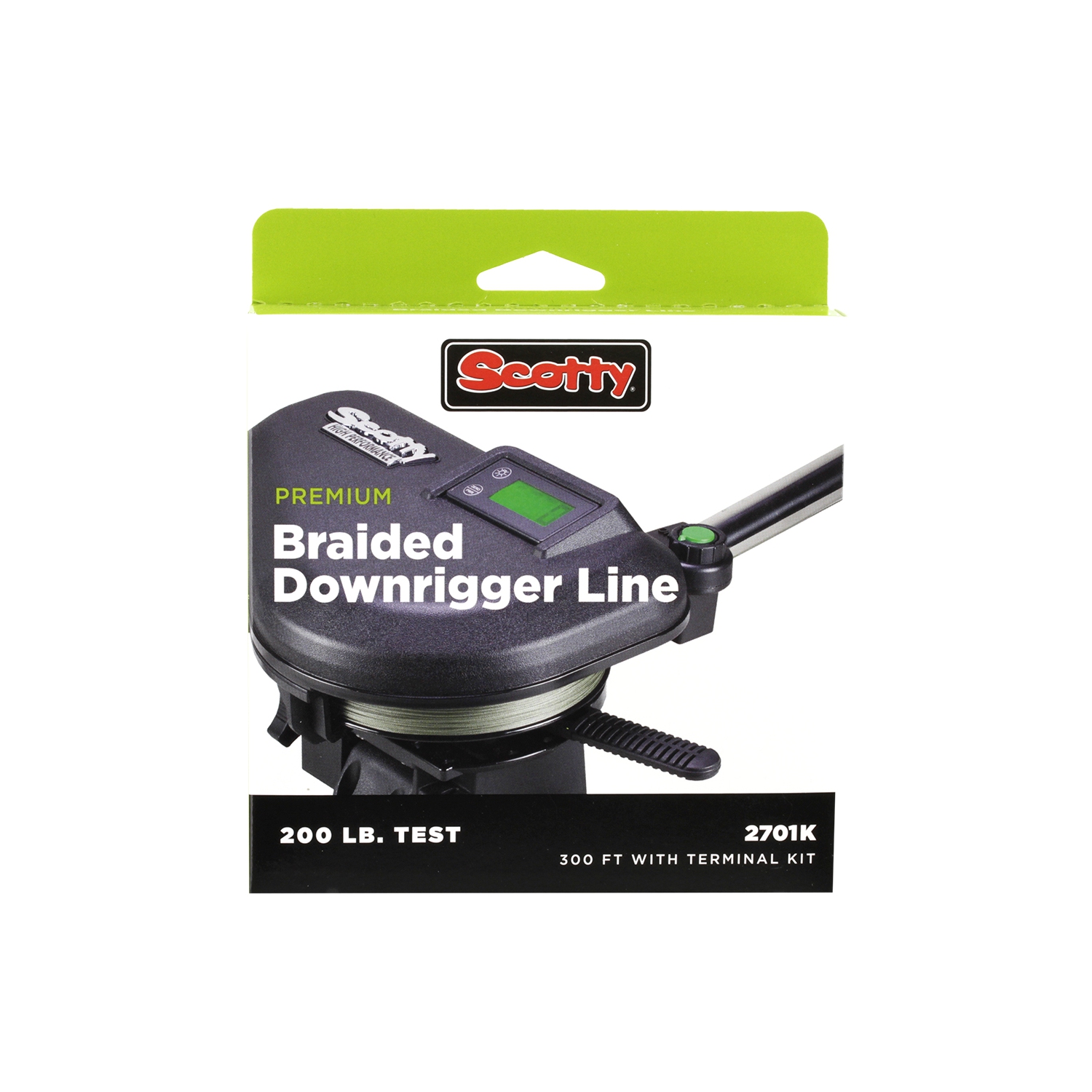 Scotty Premium Power Braid Downrigger Line - 200ft of 200lb Test