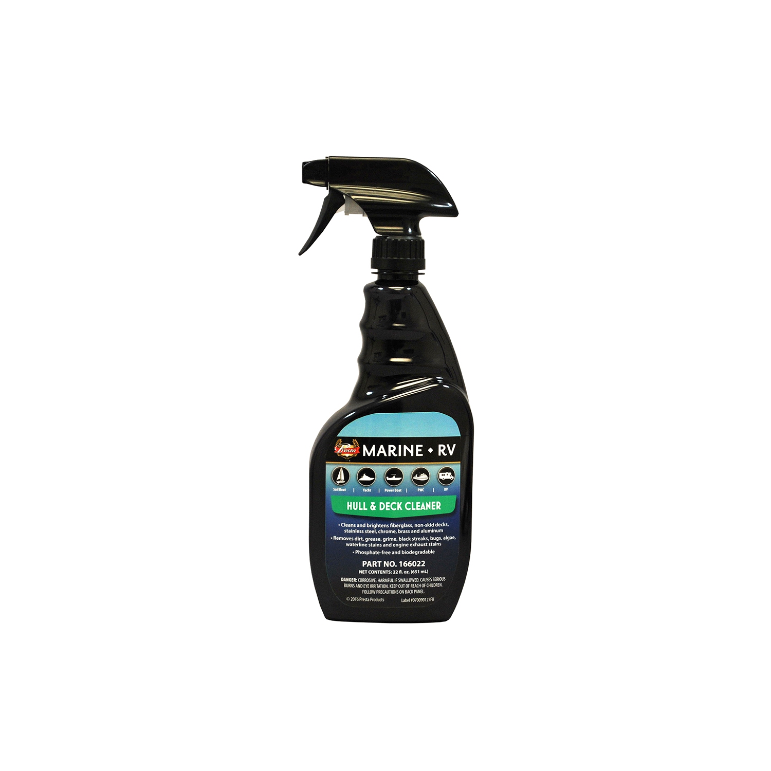 Presta Marine Hull & Deck Cleaner - 22oz