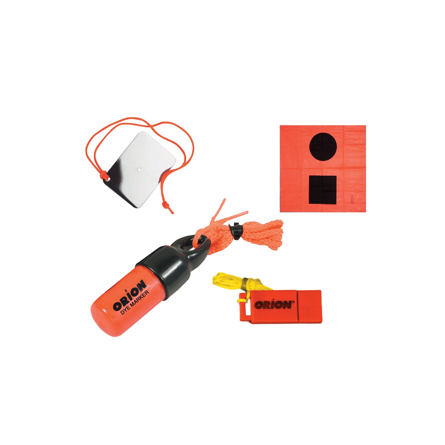 Orion Signaling Kit - Flag, Mirror, Dye Marker & Whistle