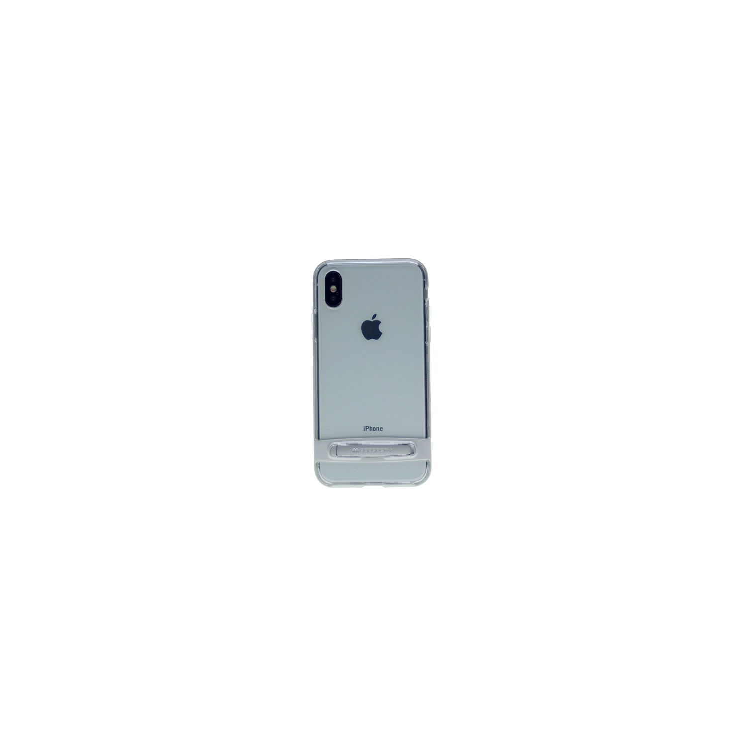 Iphone X/XS Goospery Dream Stand Bumper Case, Silver