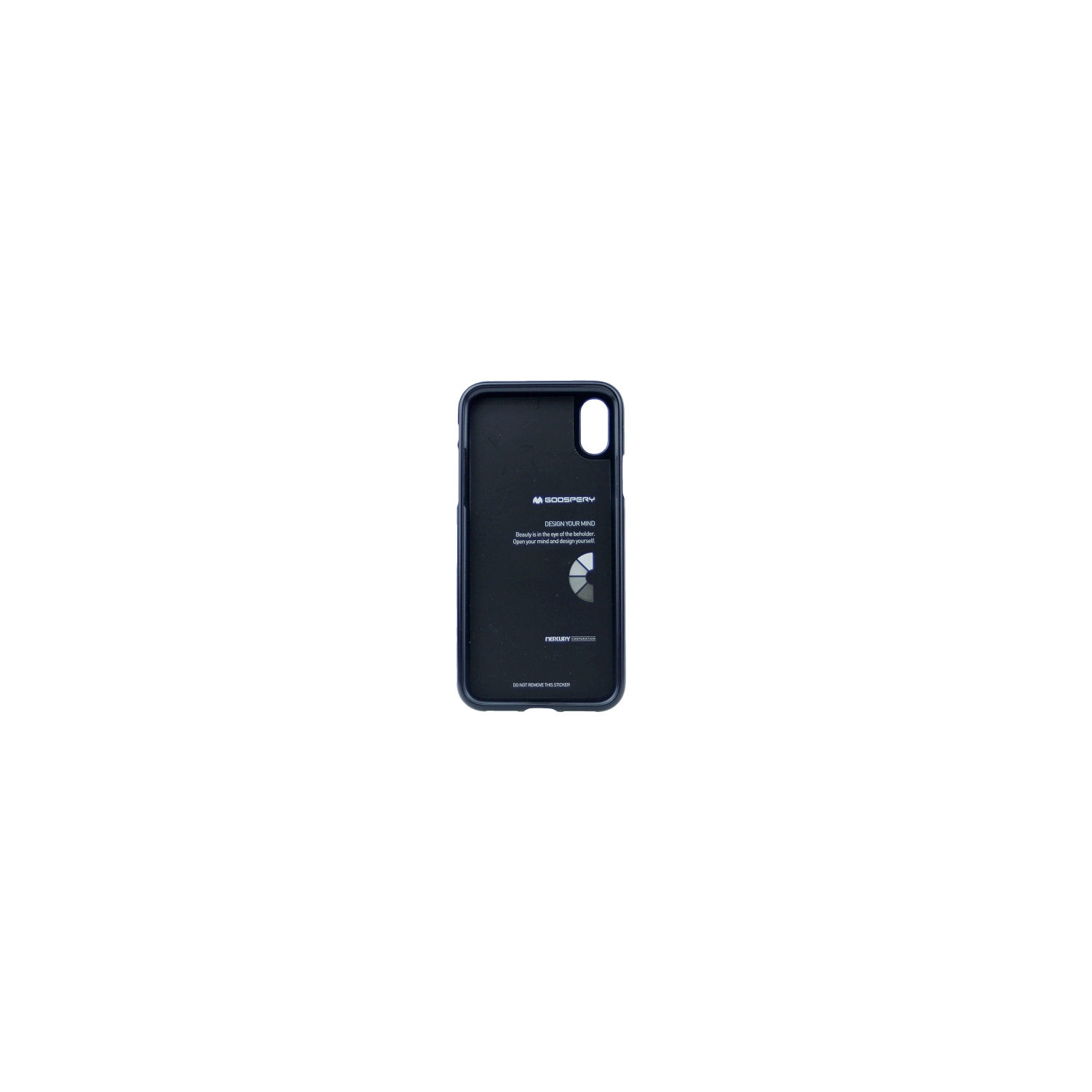 IphoneX/XS Goospery IJelly Metal Case,Black