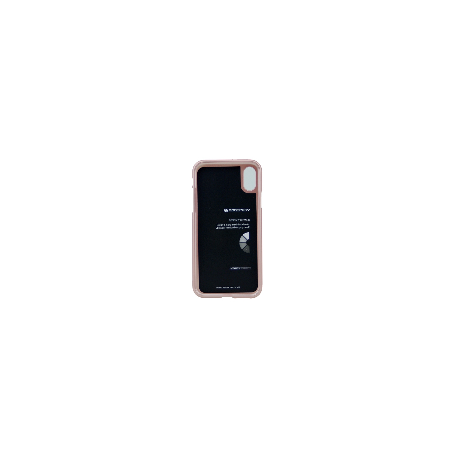 IphoneX/XS Goospery IJelly Metal Case,Rose Gold