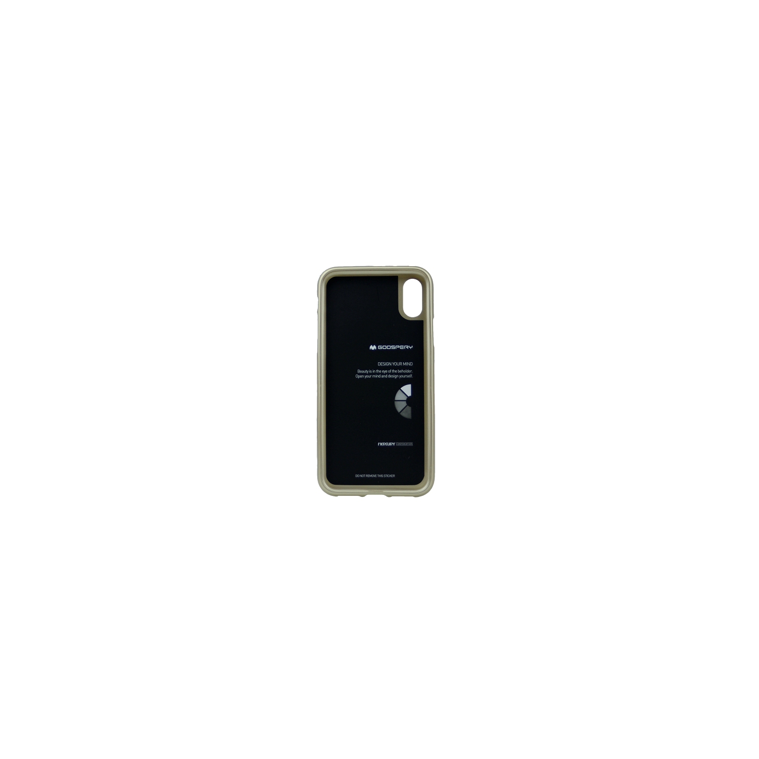 IphoneX/XS Goospery Jelly Case,Gold