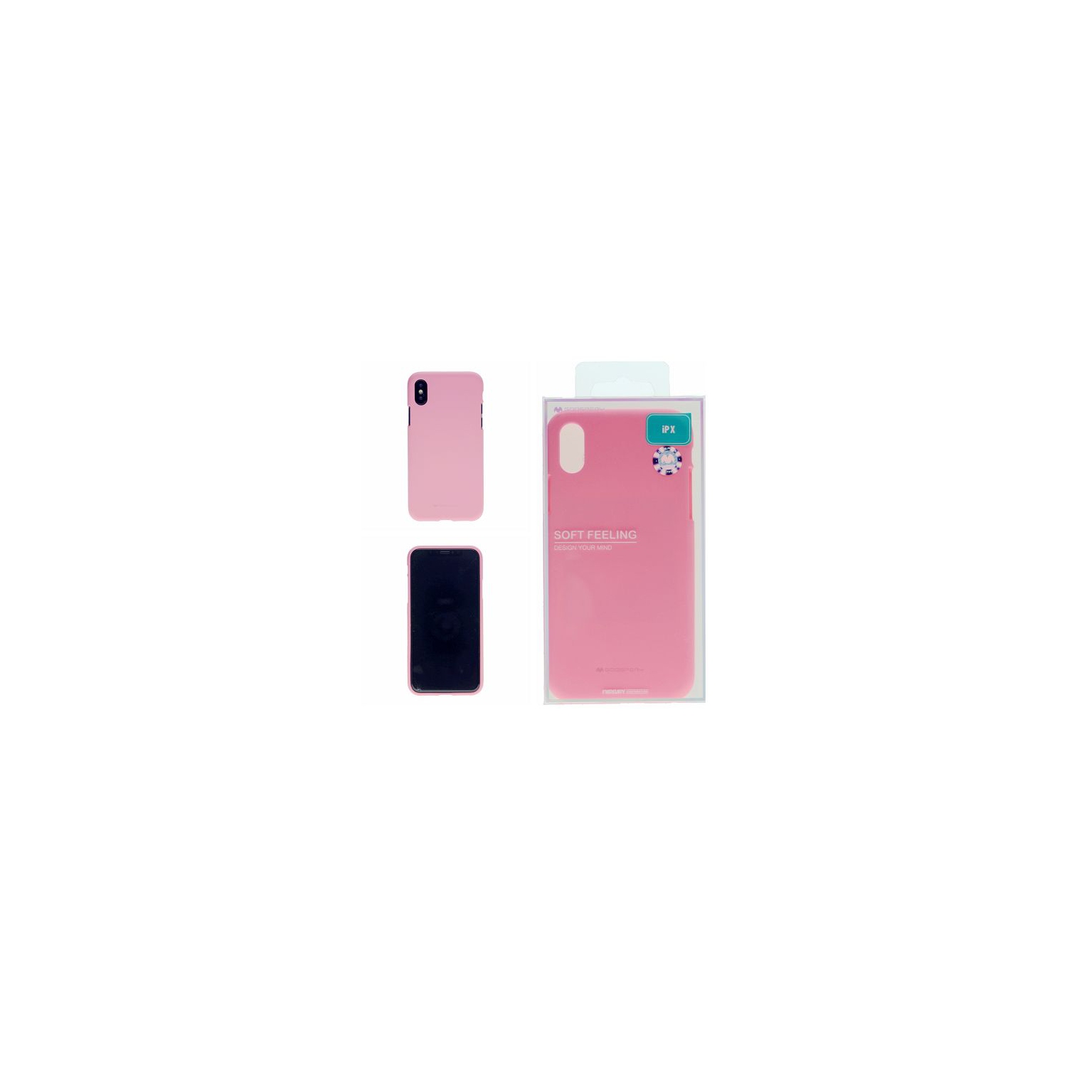 Iphone X/XS/8 Goospery Soft FeelIng Case, Pink