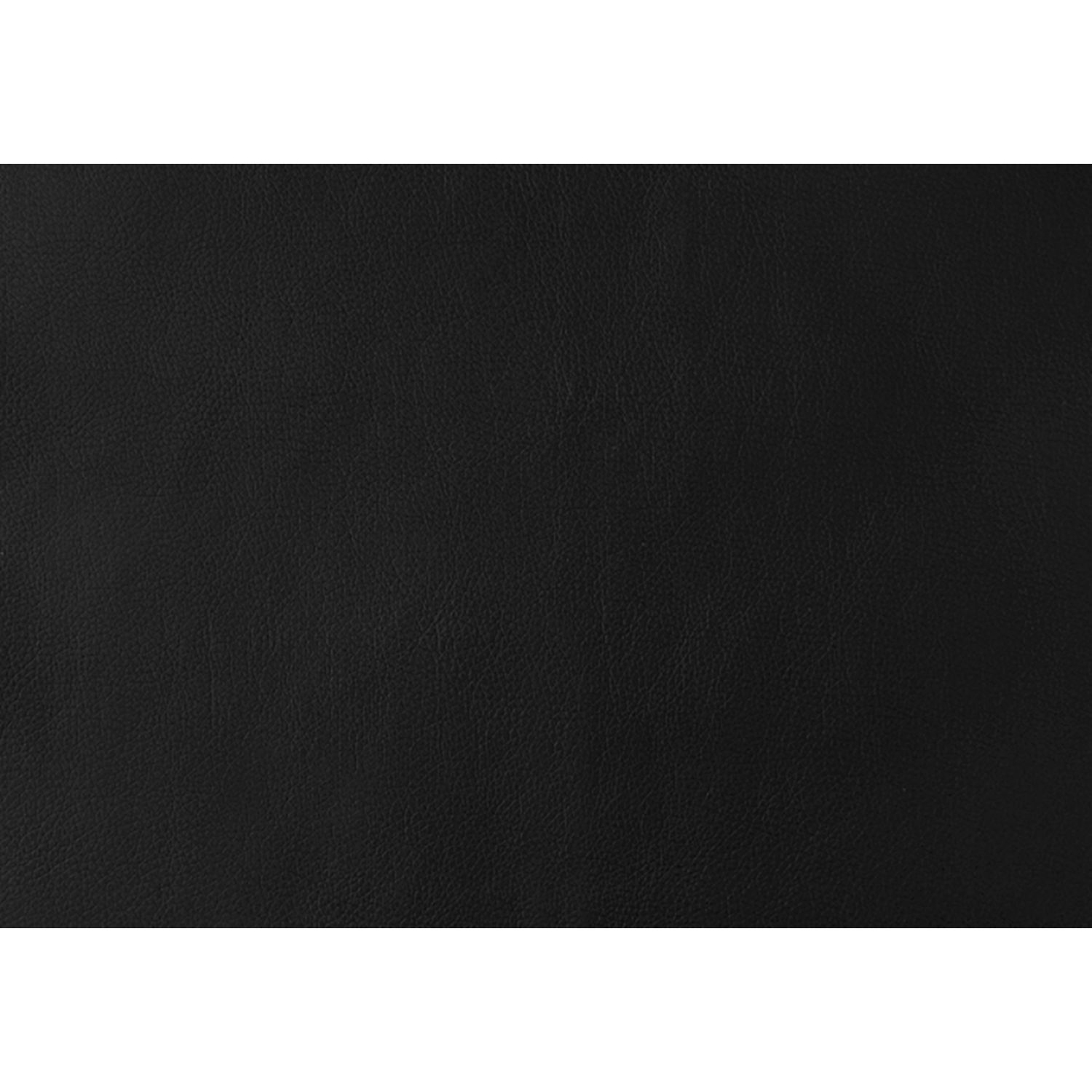 Chaise de salle à manger contemporaine de 39 po de haut en similicuir/métal Monarch Specialties - Noir