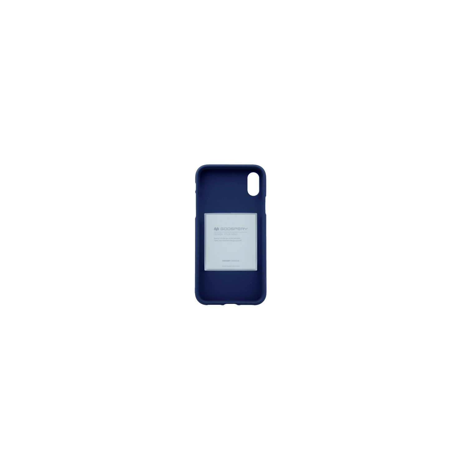 iPhone XS Max Goospery Soft FeelIng Case, Navy Blue