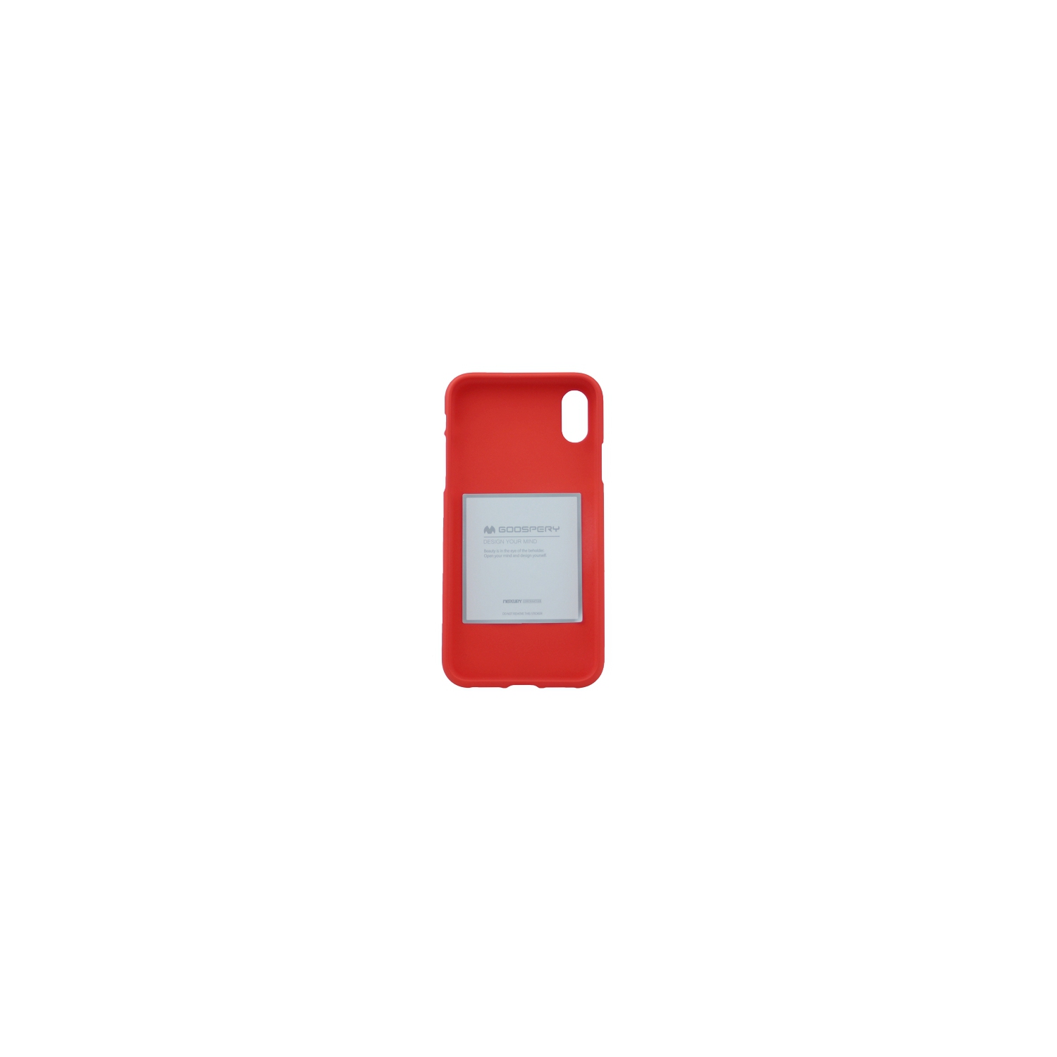 iPhone XS Max Goospery Soft FeelIng Case, Red