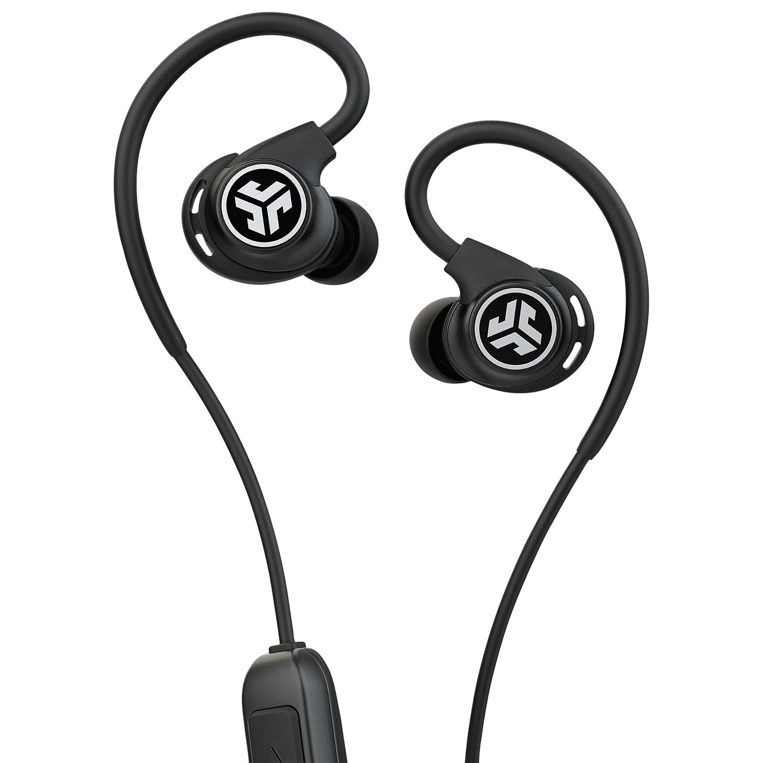 JLab Fit Sport In-Ear Sound Isolating Bluetooth Headphones - Black