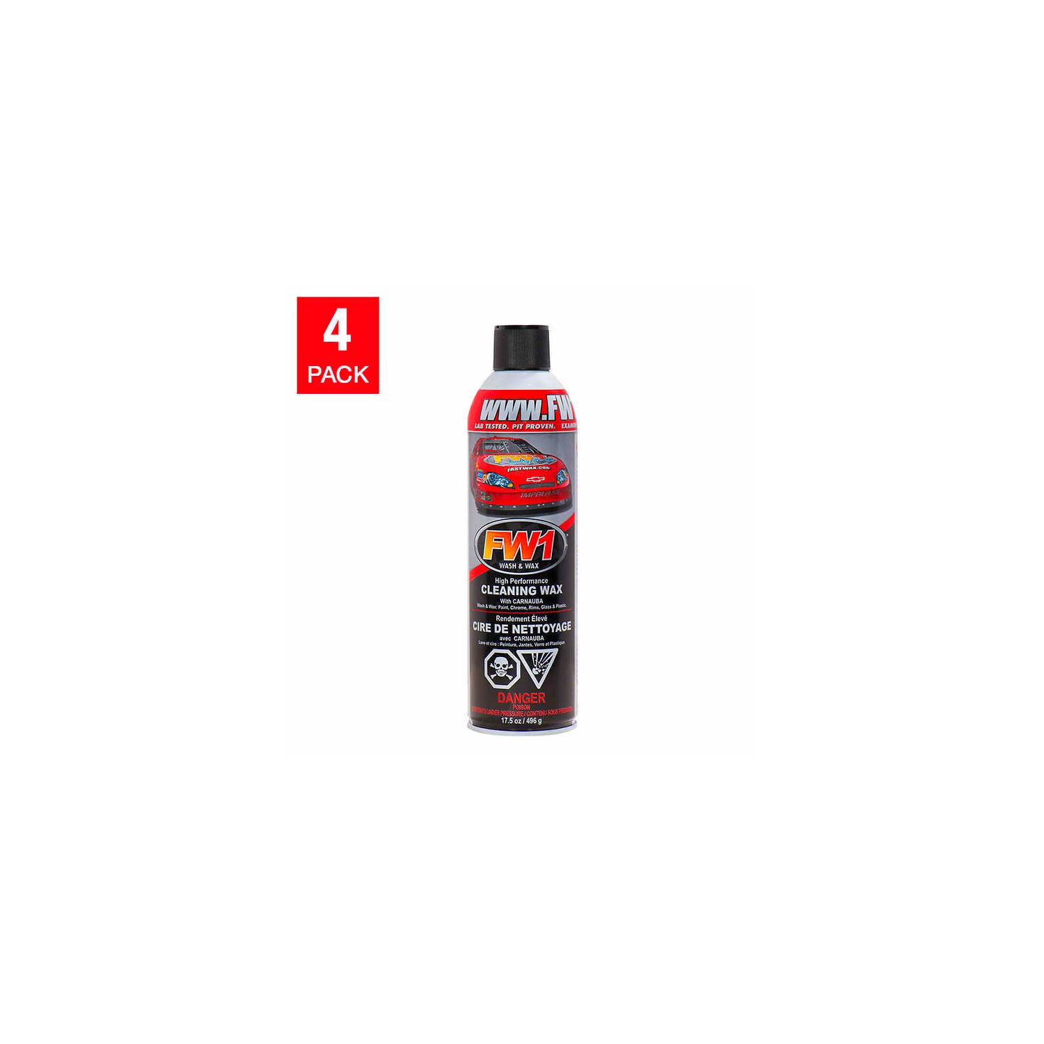 FW1 Exterior Wash and Wax -4 Pack