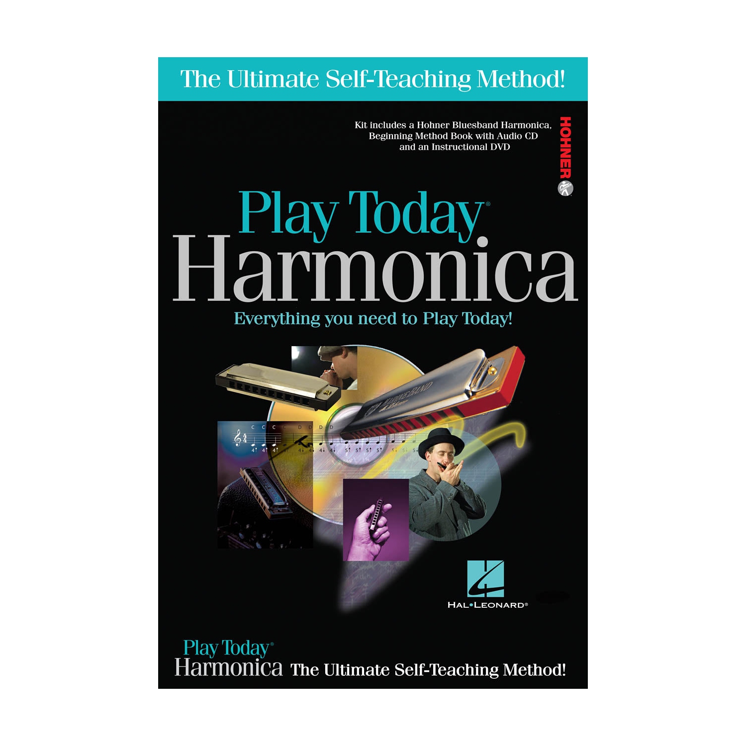 JOUEZ À HARMONICA DÈS AUJOURD'HUI! La trousse COMPLÈTE comprend tout ce dont vous avez besoin pour jouer dès aujourd'hui!