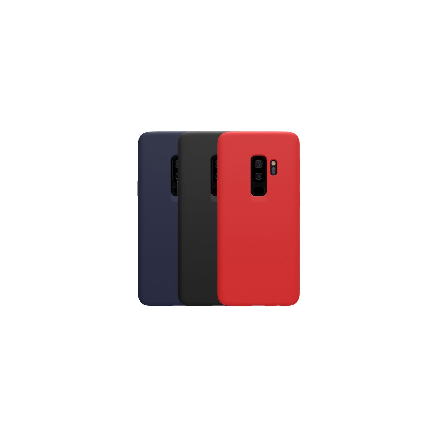 Étui souple rouge mat de PANDACO pour Galaxy S9+ de Samsung