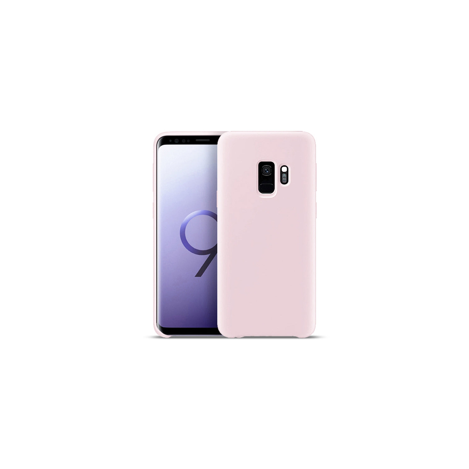 PANDACO Soft Shell Matte Pink Case for Samsung Galaxy S9