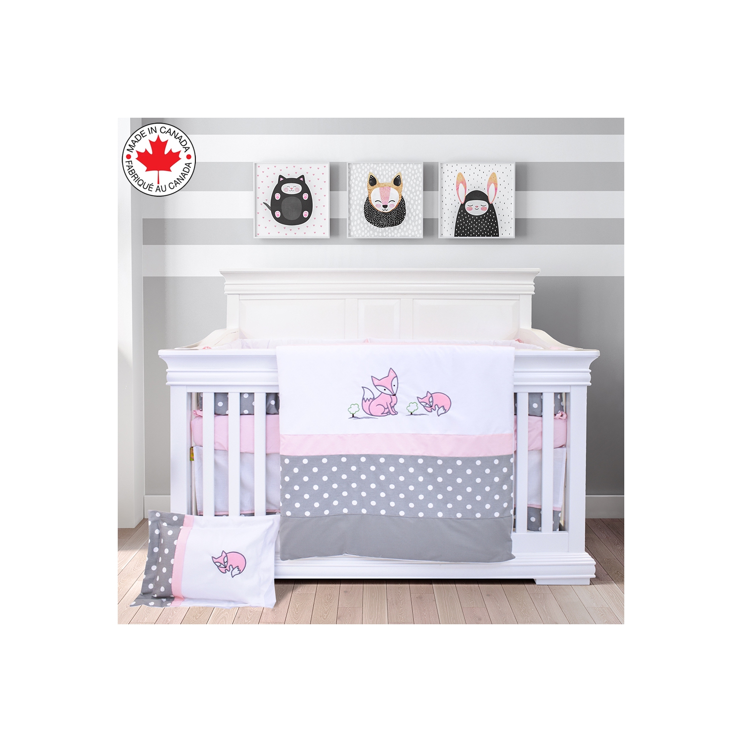 Bebelelo - Bedding Set - 7 Pieces - Roxa the Vixen Rose