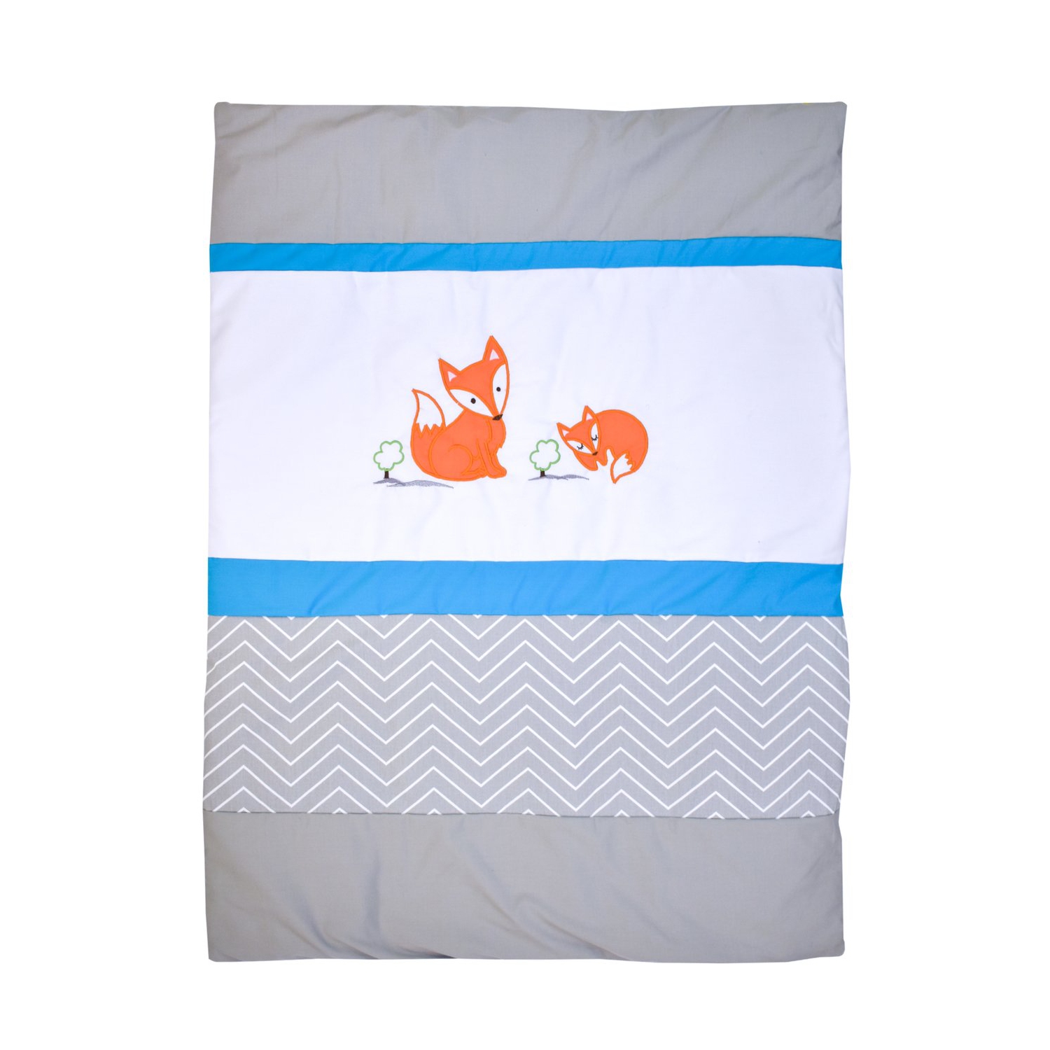 Bebelelo - Ensemble Literie - 7 Morceaux - Foxy le renard fait dodo