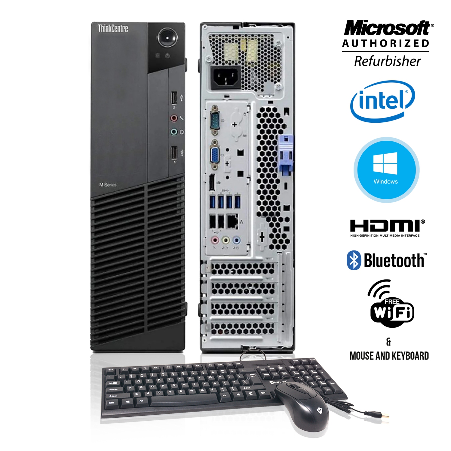 Refurbished (Good) - Lenovo thinkCentre M92P SFF Computer Intel