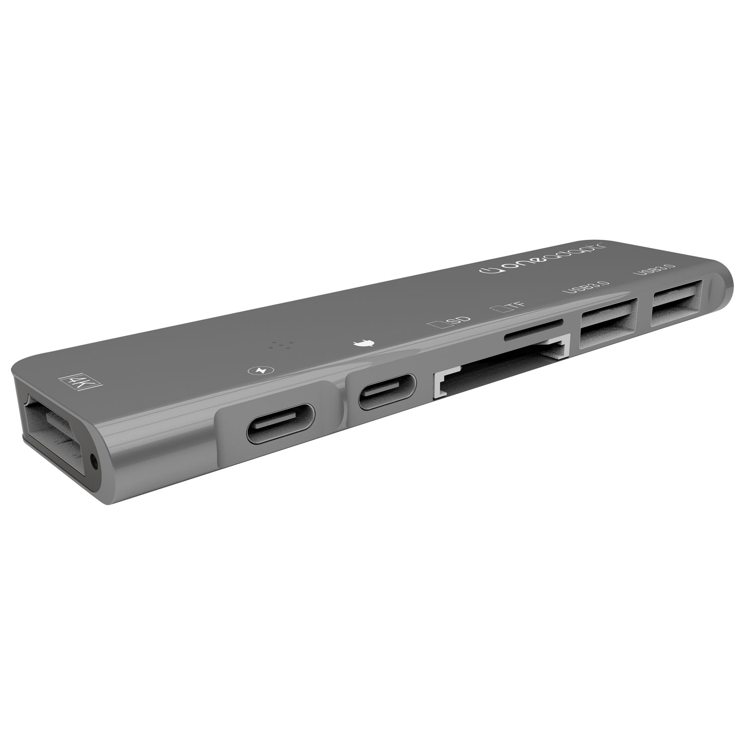 OneAdaptr EVRI Thunderbolt 3 Hub for Macbook Pro with Power Delivery (EV-UHC-7IS)