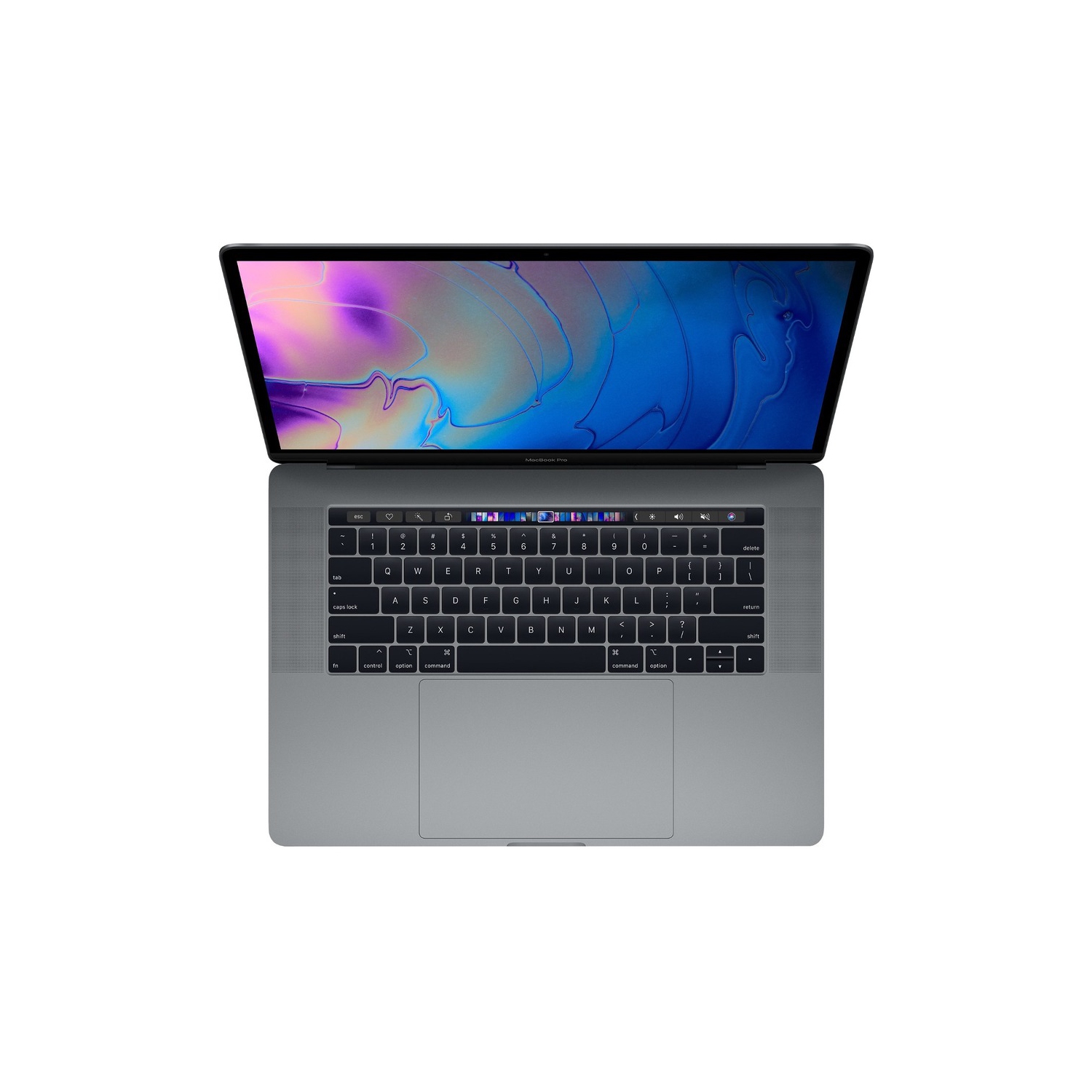 Refurbished (Good) - Apple MacBook Pro with Touch Bar 15.4" - Space Grey (Intel Core i7 2.6GHz/512GB/16GB RAM) - (2018 Model) English