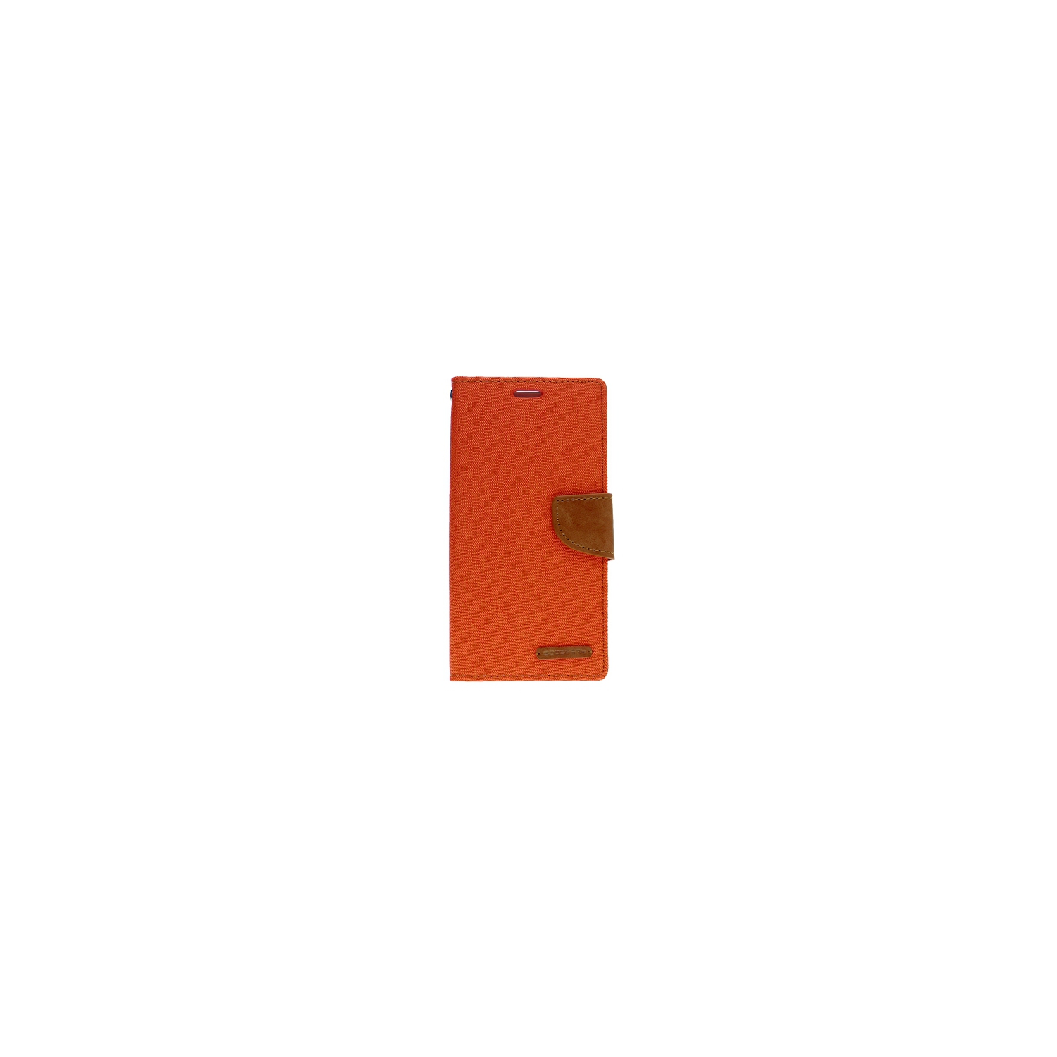 LG G8 ThinQ Goospery Canvas Diary Case, Orange