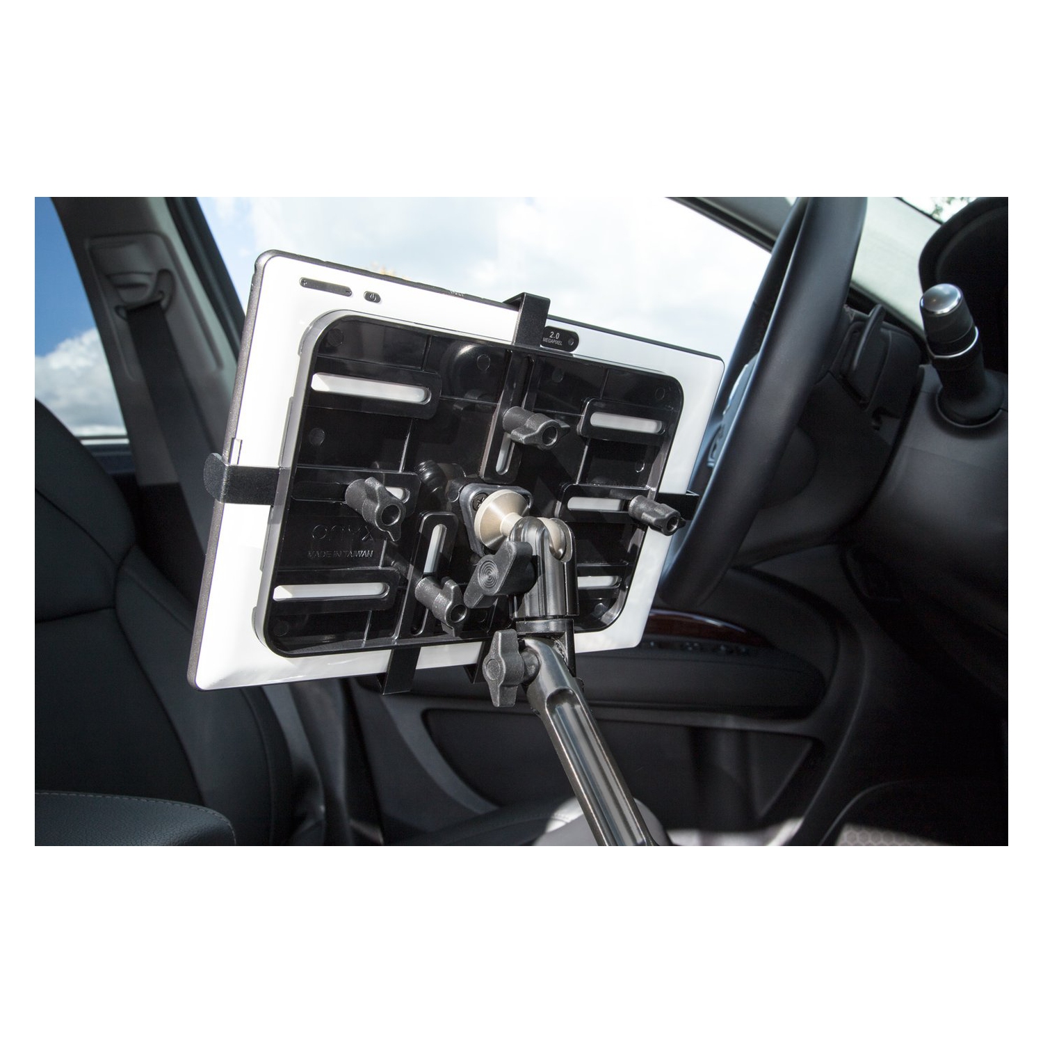 Mount-It! Car Cup Holder Tablet Mount, Full Motion for iPad Pro/Mini/Air, Amazon Fire, Samsung Galaxy, & 7"-11" Android Tablet