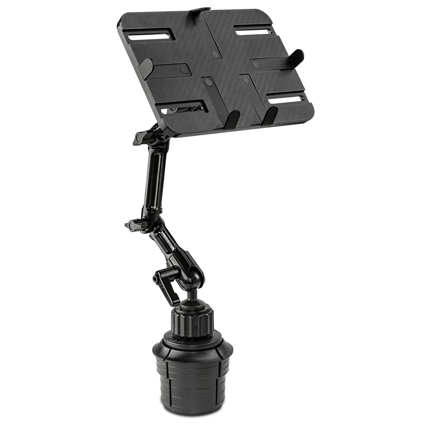 Mount-It! Car Cup Holder Tablet Mount, Full Motion for iPad Pro/Mini/Air, Amazon Fire, Samsung Galaxy, & 7"-11" Android Tablet