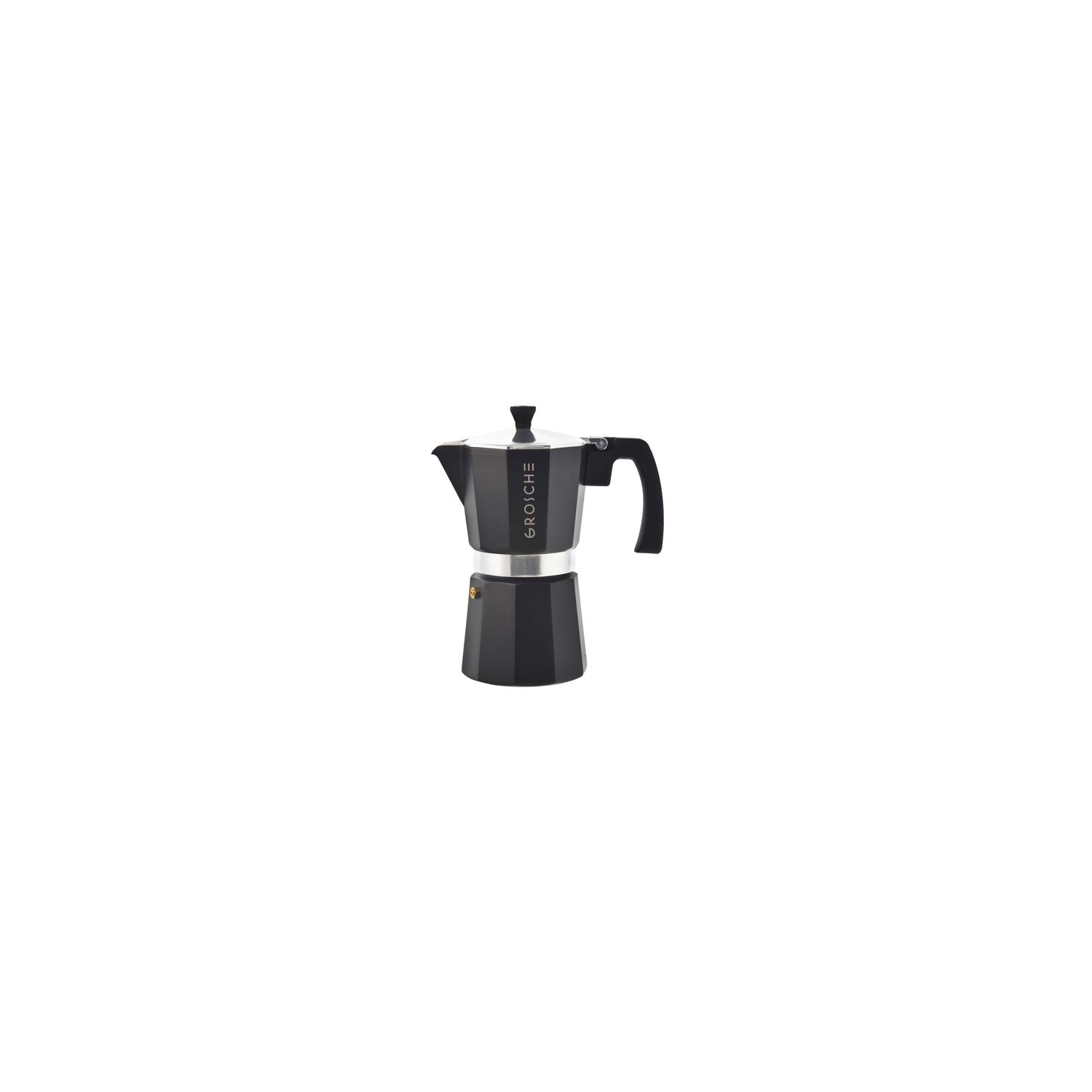6 Cup Milano Stovetop Espresso Maker - Charcoal