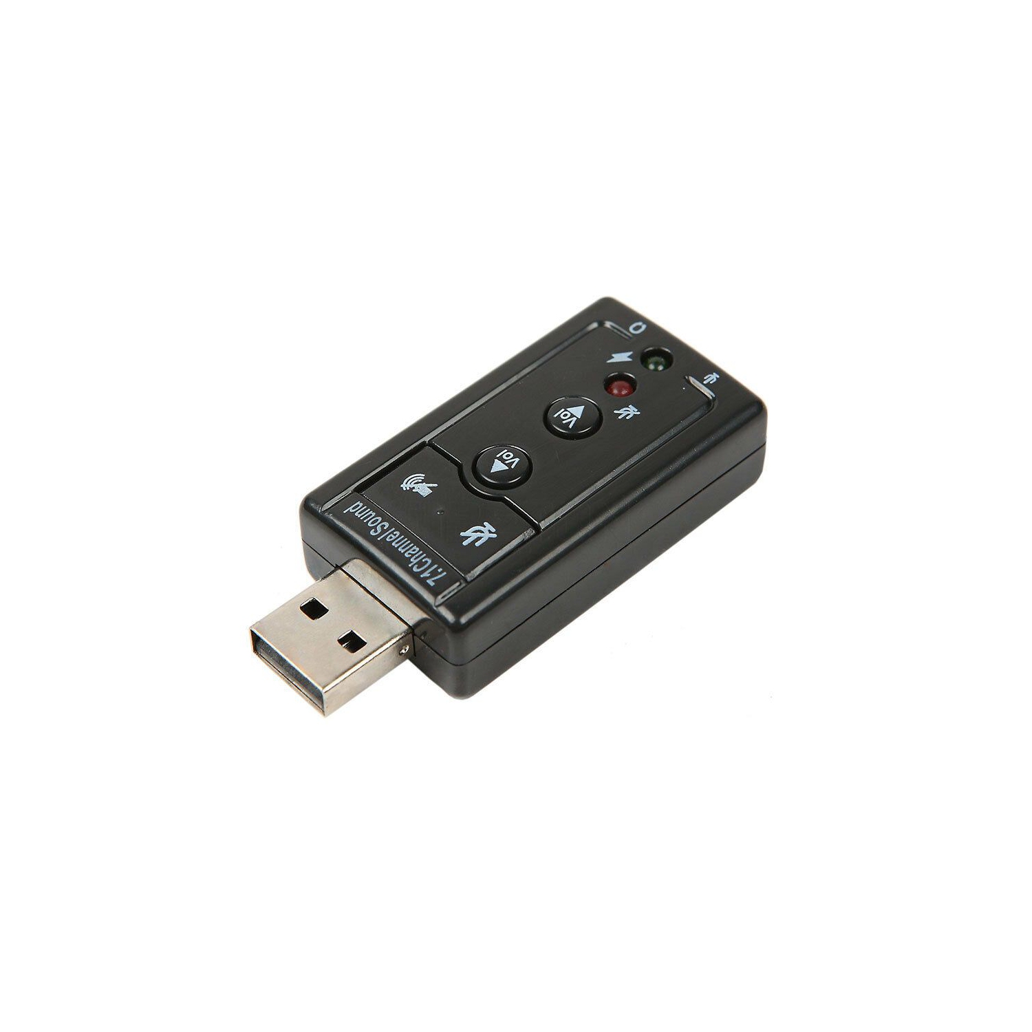 Adaptateur de carte son externe 7.1 canaux 3D Virtual 480 Mbit/s Mini USB 2.0