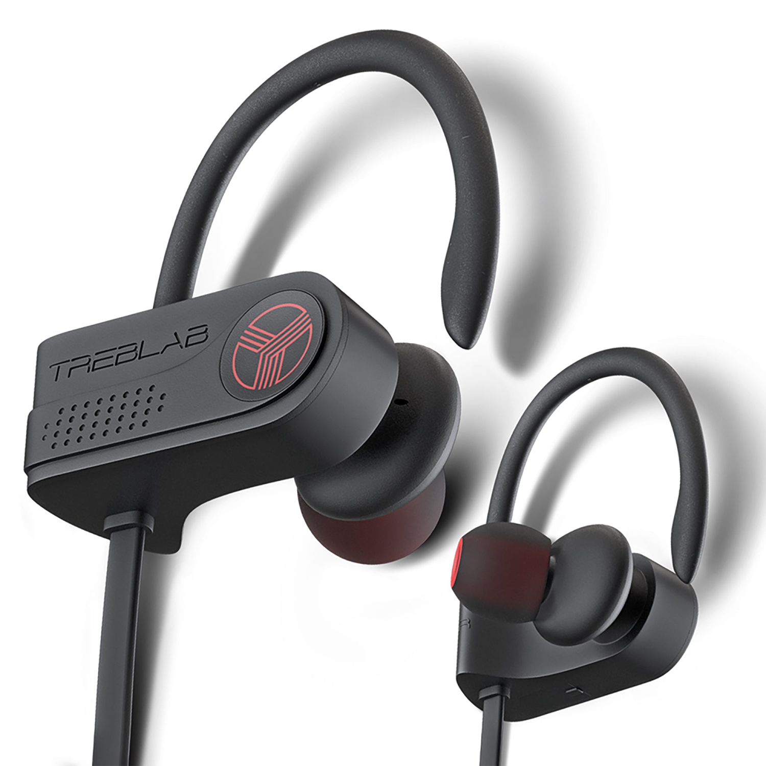 TREBLAB XR700 Wireless Running Earbuds - Top 2019 Sports Headphones Bluetooth 5 Waterproof Earphones Adjustable Earhooks