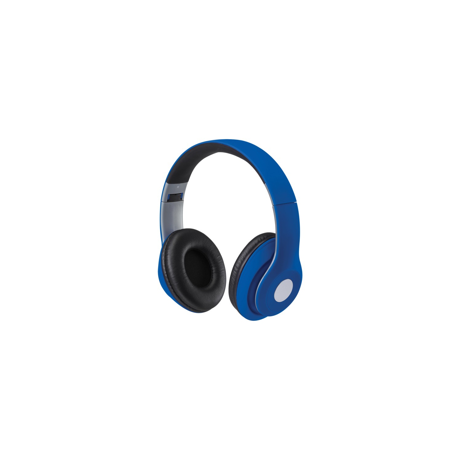 iLive Bluetooth On-Ear Headphones, Includes 3.5mm Audio Cable and Micro USB to USB Cable, Matte Blue (IAHB48MBU)