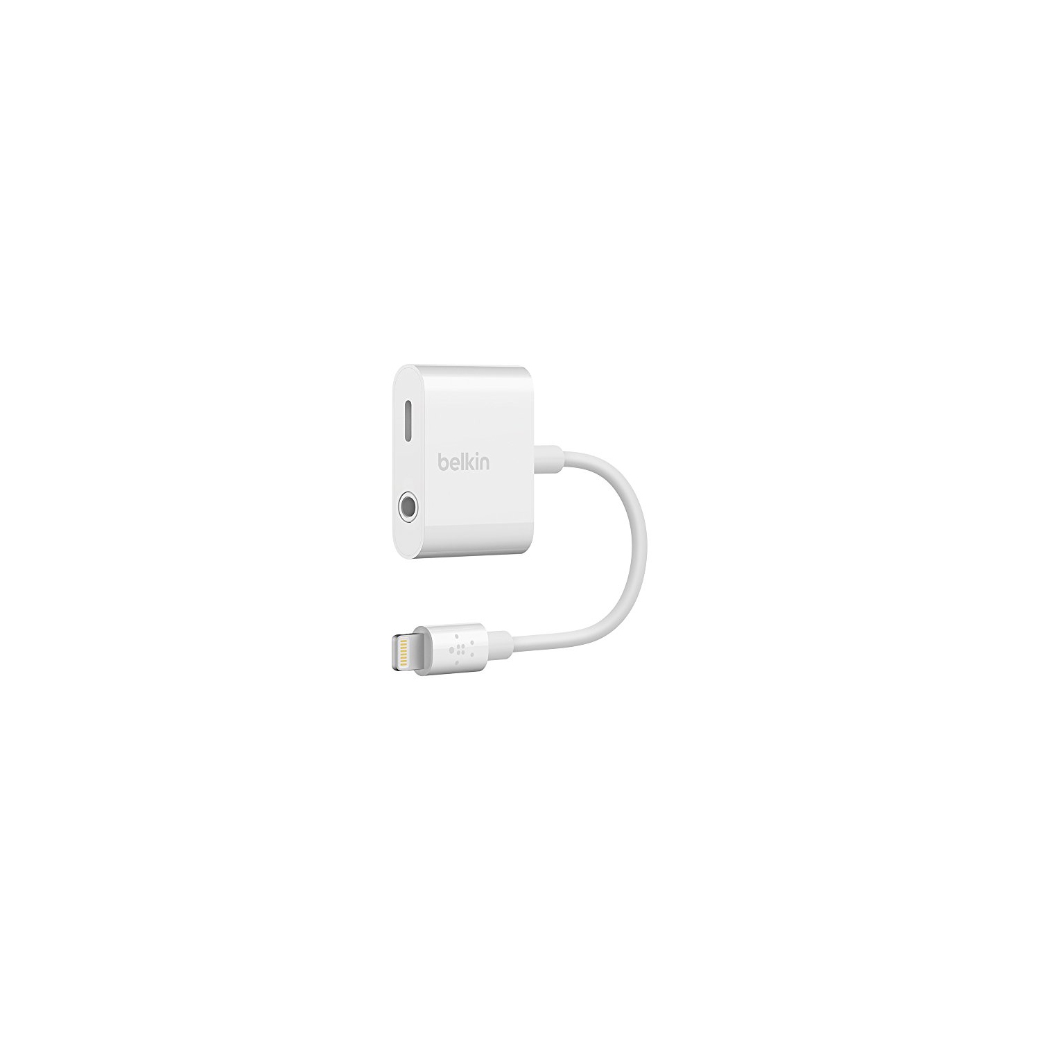 Belkin 3.5mm Audio + Charge Rockstar, iPhone Aux Adapter/iPhone Charging Adapter for iPhone XS, XS Max, XR, 8/8 Plus and more