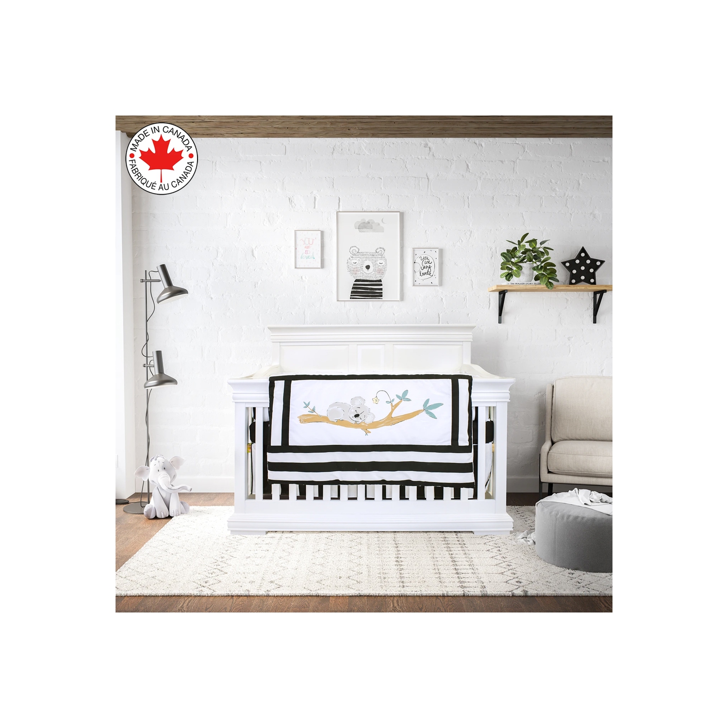 Bebelelo - Ensemble Literie - 5 Morceaux - Koala fait Dodo