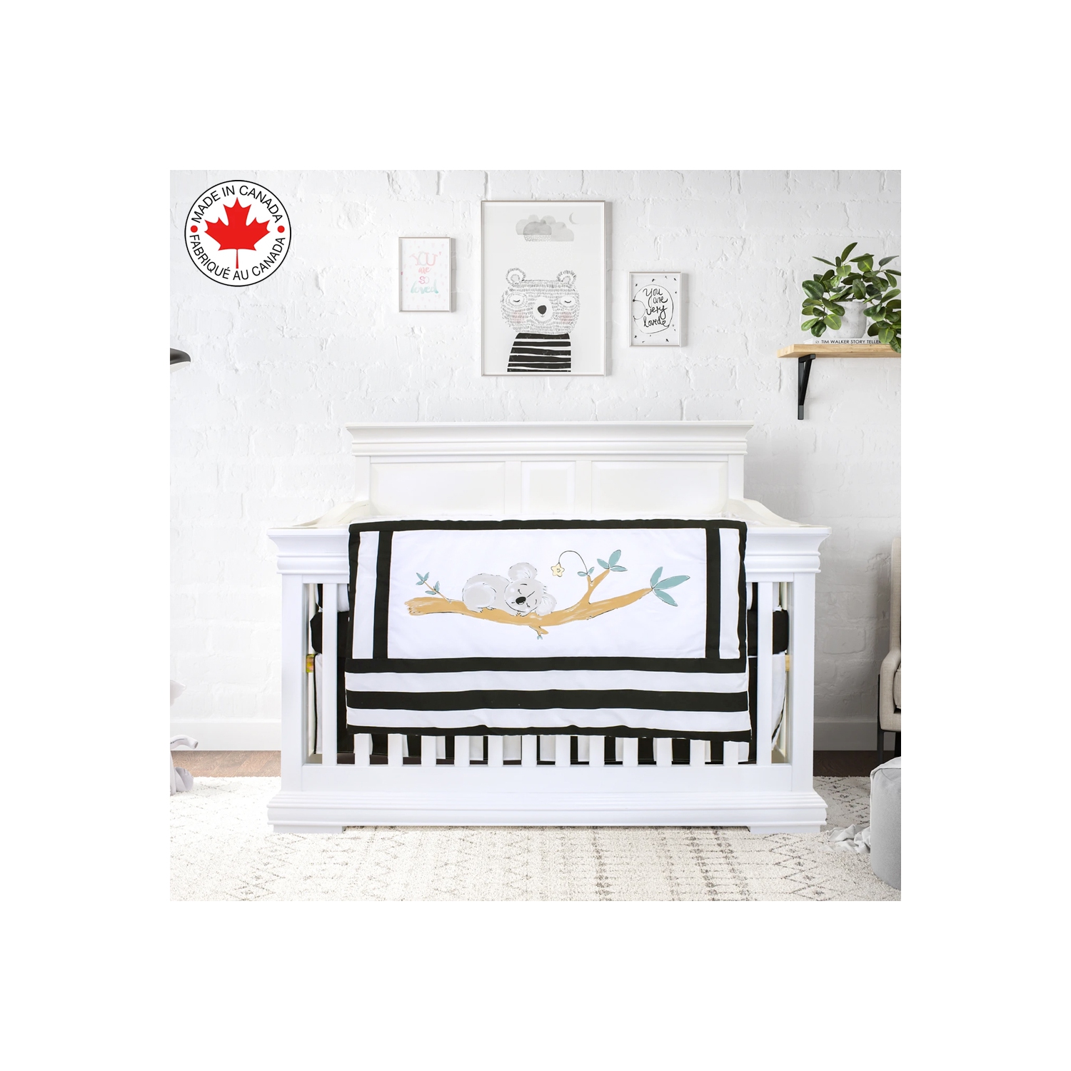 Bebelelo - Ensemble Literie - 5 Morceaux - Koala fait Dodo