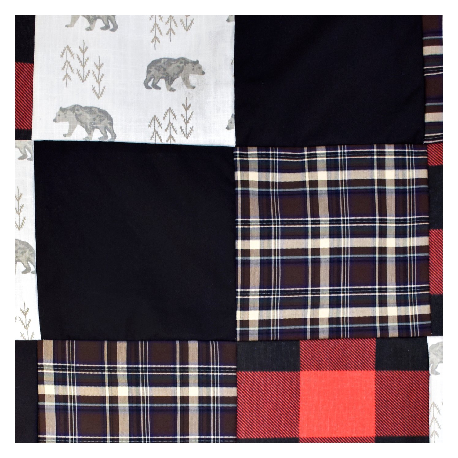 Bebelelo - Bedding Set - 5 Pieces - Rustic Bears