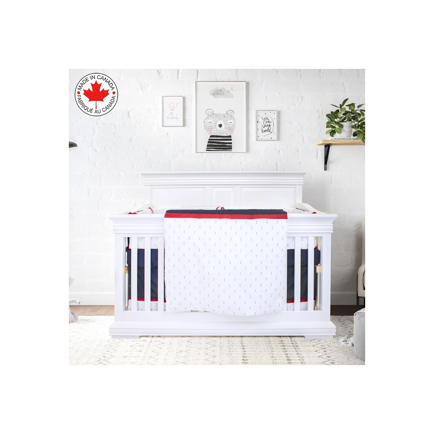 Bebelelo - Ensemble Literie - 5 Morceaux - Les Flèches Bleu