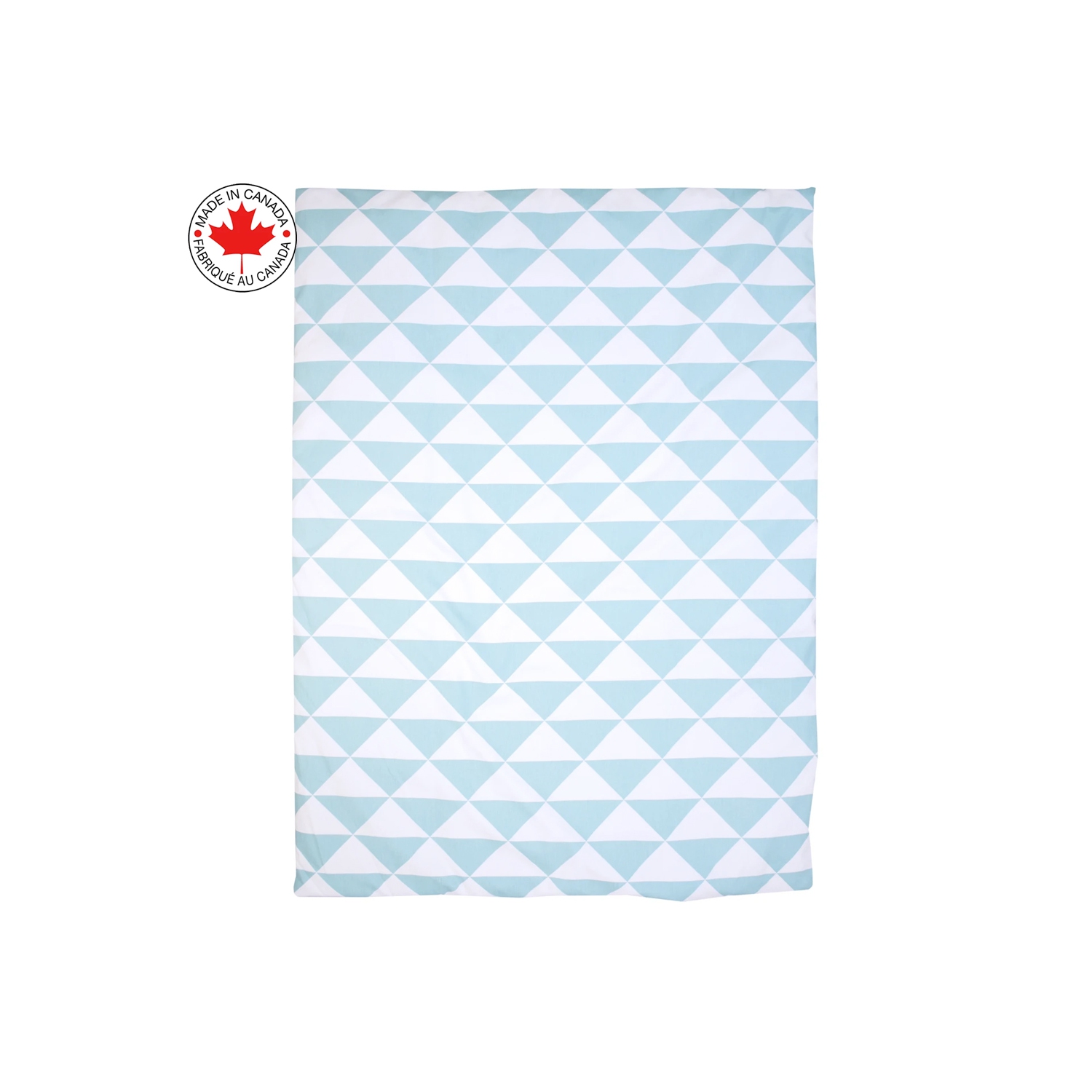 Bebelelo - Ensemble Literie - 5 Morceaux - Triangle bleu et blanc